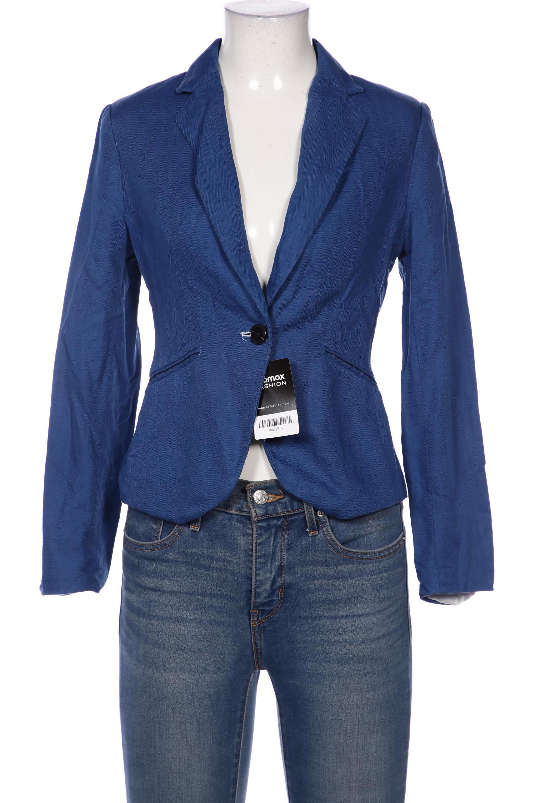 

H&M Damen Blazer, blau, Gr. 34