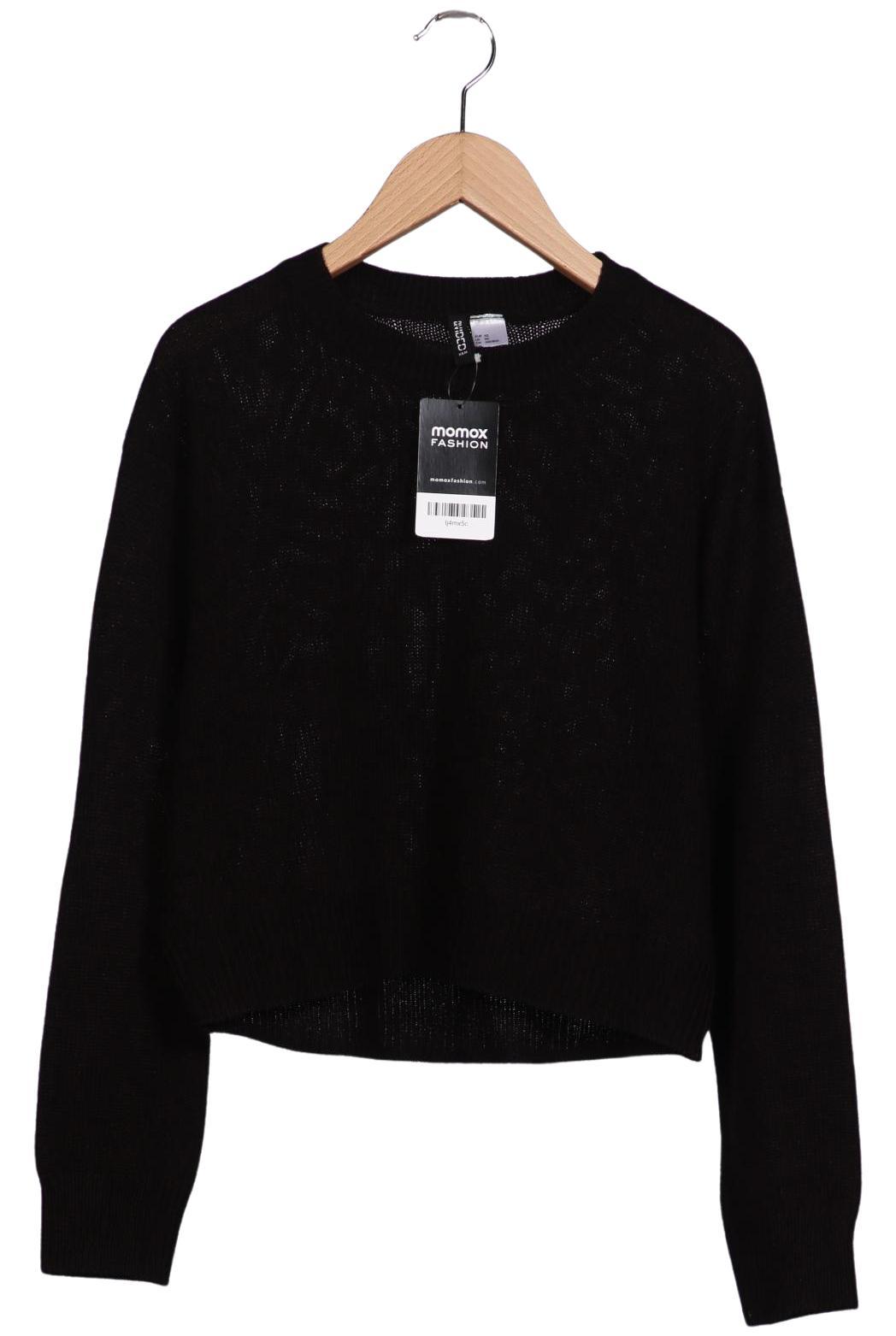

H&M Damen Pullover, schwarz, Gr. 34