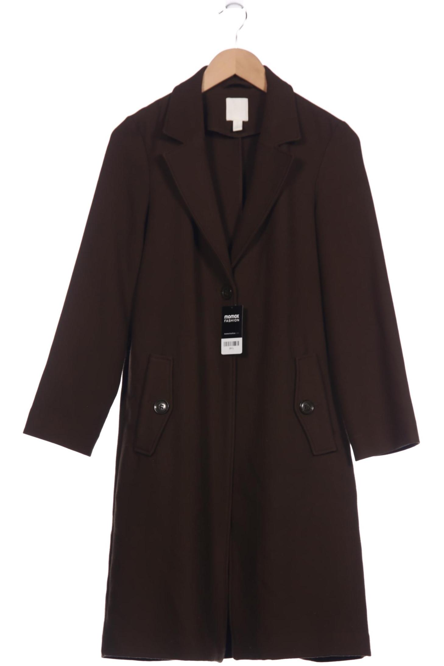 

H&M Damen Mantel, grün, Gr. 34