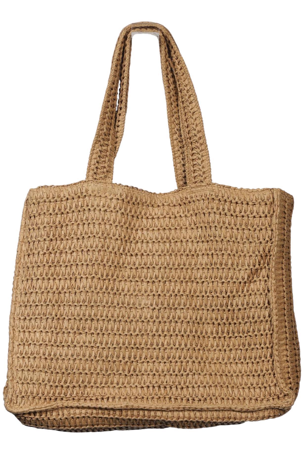 

H&M Damen Handtasche, beige, Gr.