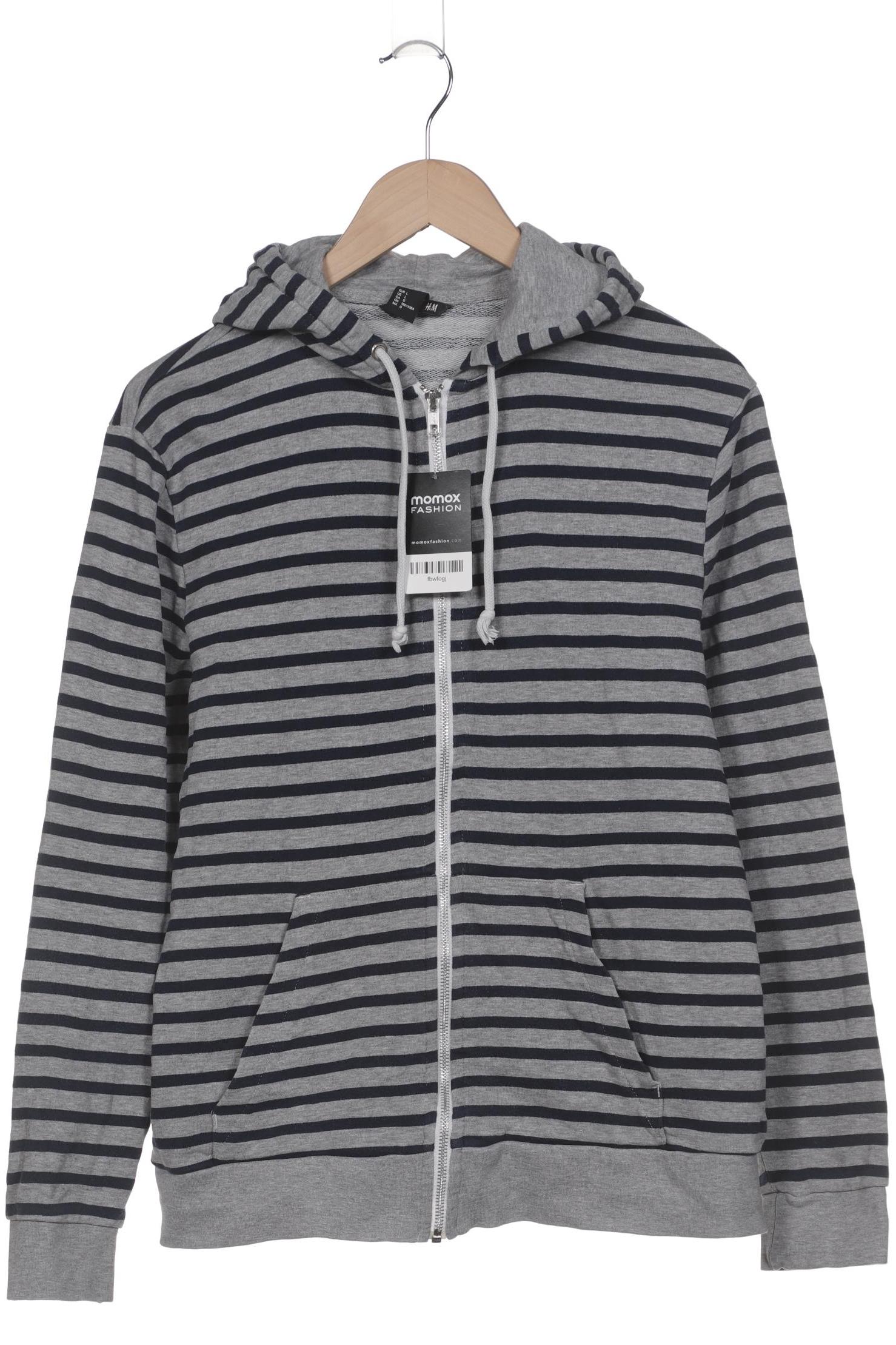 

H&M Damen Kapuzenpullover, grau, Gr. 42