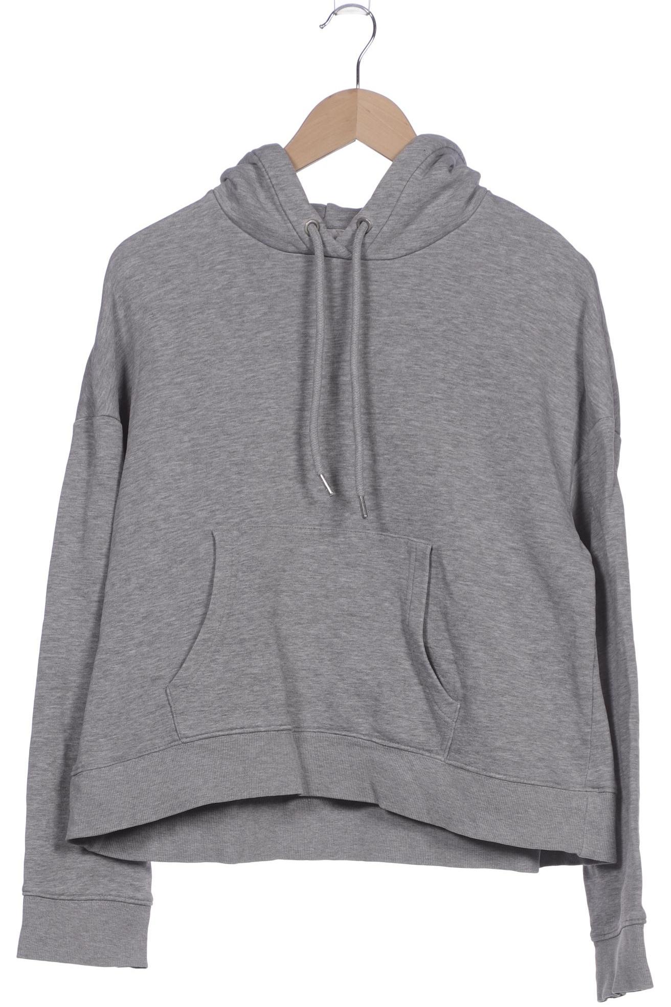 

H&M Damen Kapuzenpullover, grau, Gr. 34