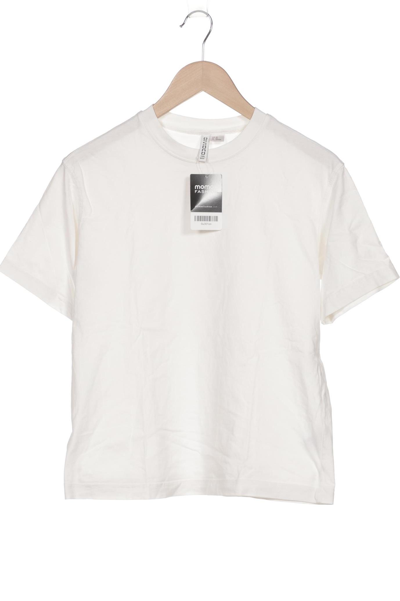 

H&M Damen T-Shirt, weiß, Gr. 34