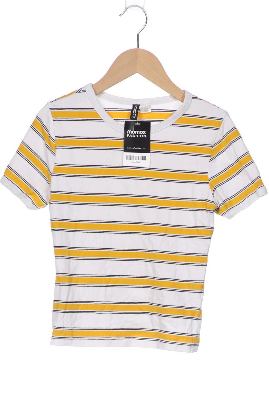 

H&M Damen T-Shirt, gelb