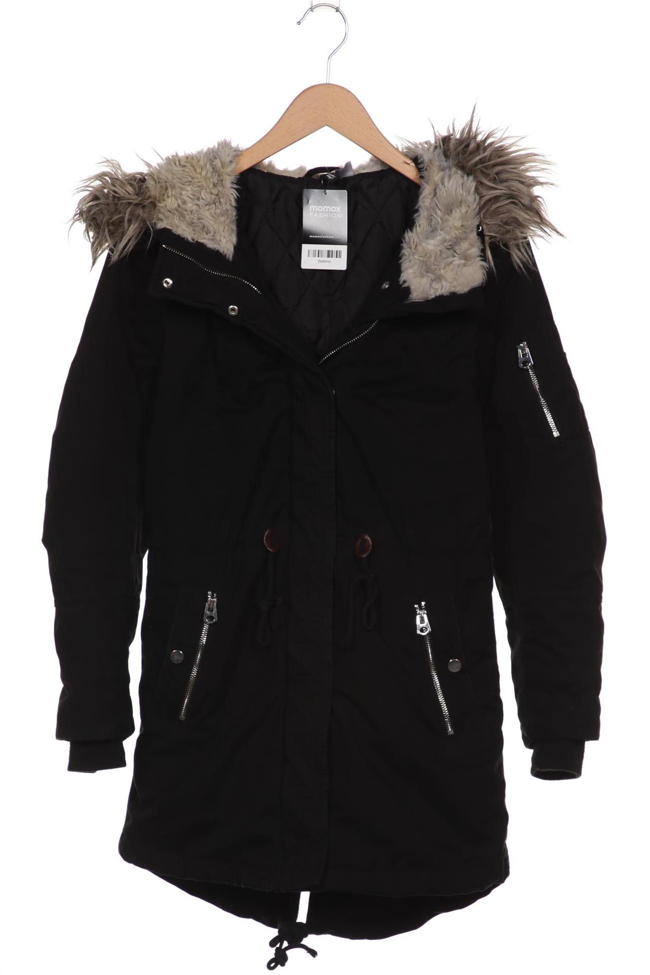 

H&M Damen Mantel, schwarz, Gr. 36