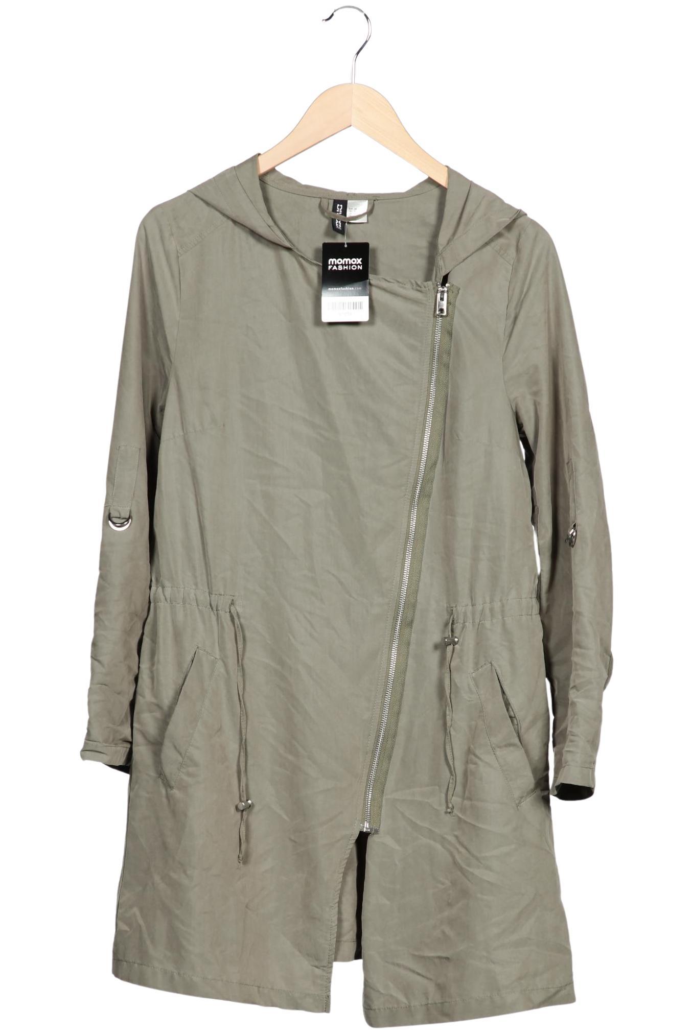 

H&M Damen Mantel, grün, Gr. 38