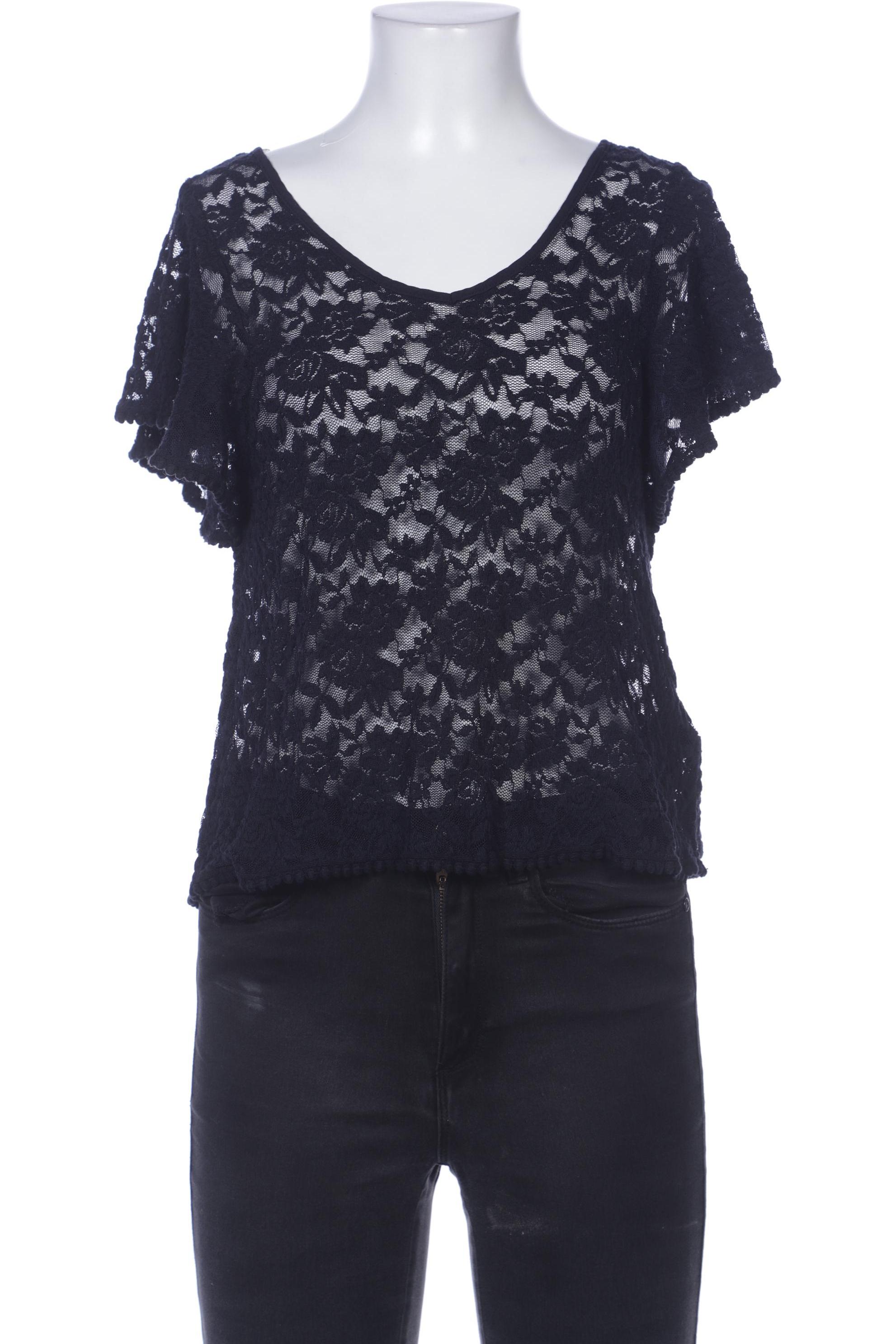

H&M Damen T-Shirt, marineblau, Gr. 34
