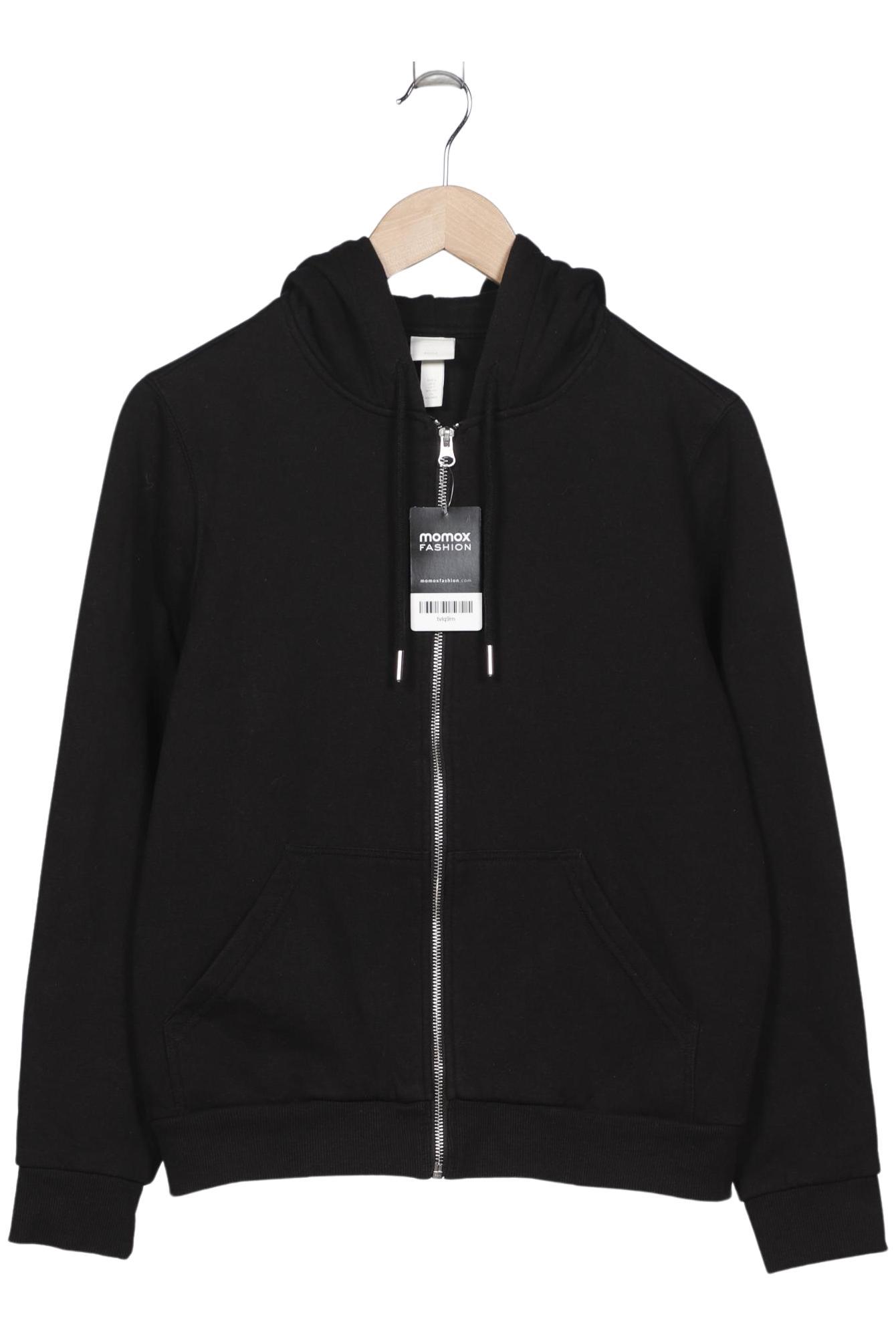 

H&M Damen Kapuzenpullover, schwarz, Gr. 36