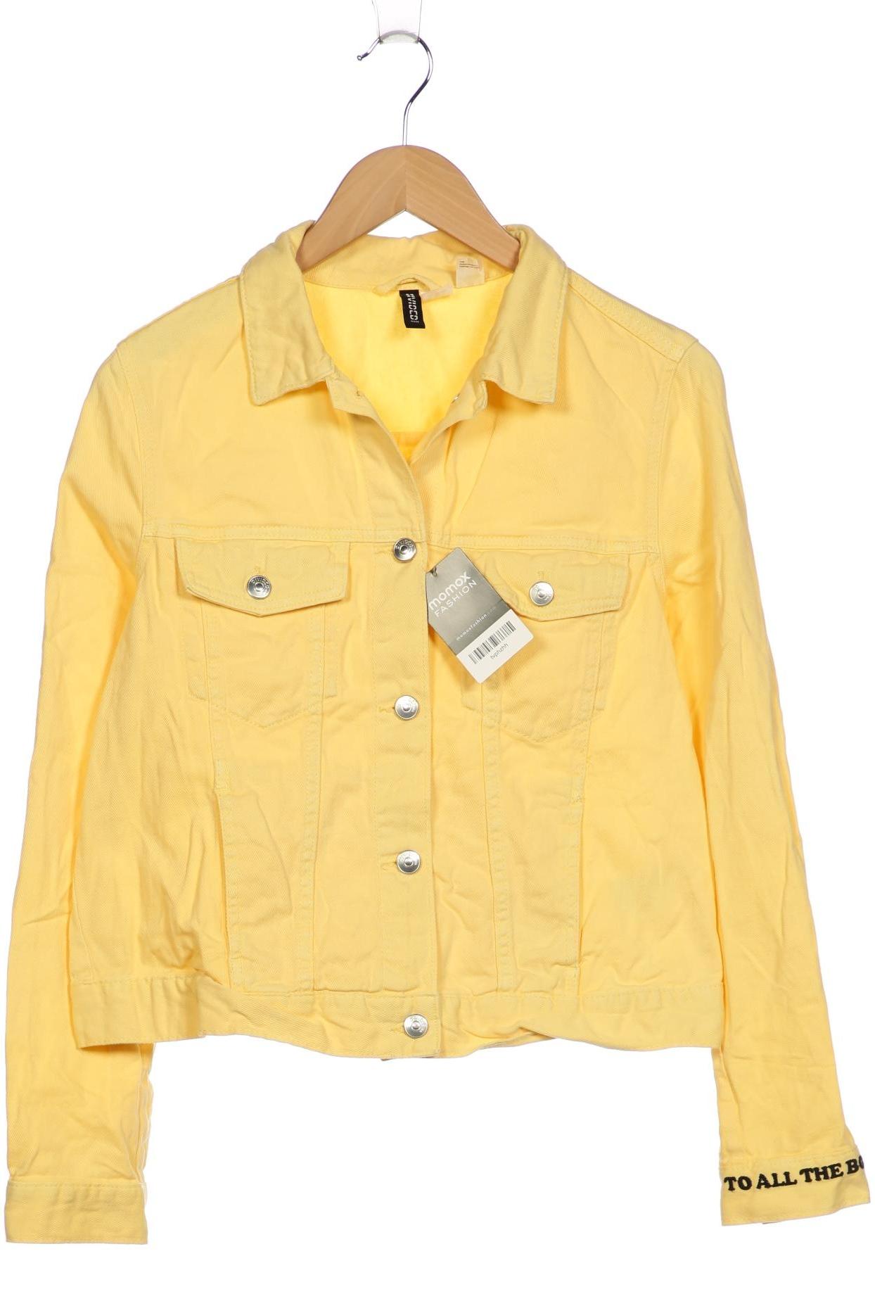 

H&M Damen Jacke, gelb, Gr. 36