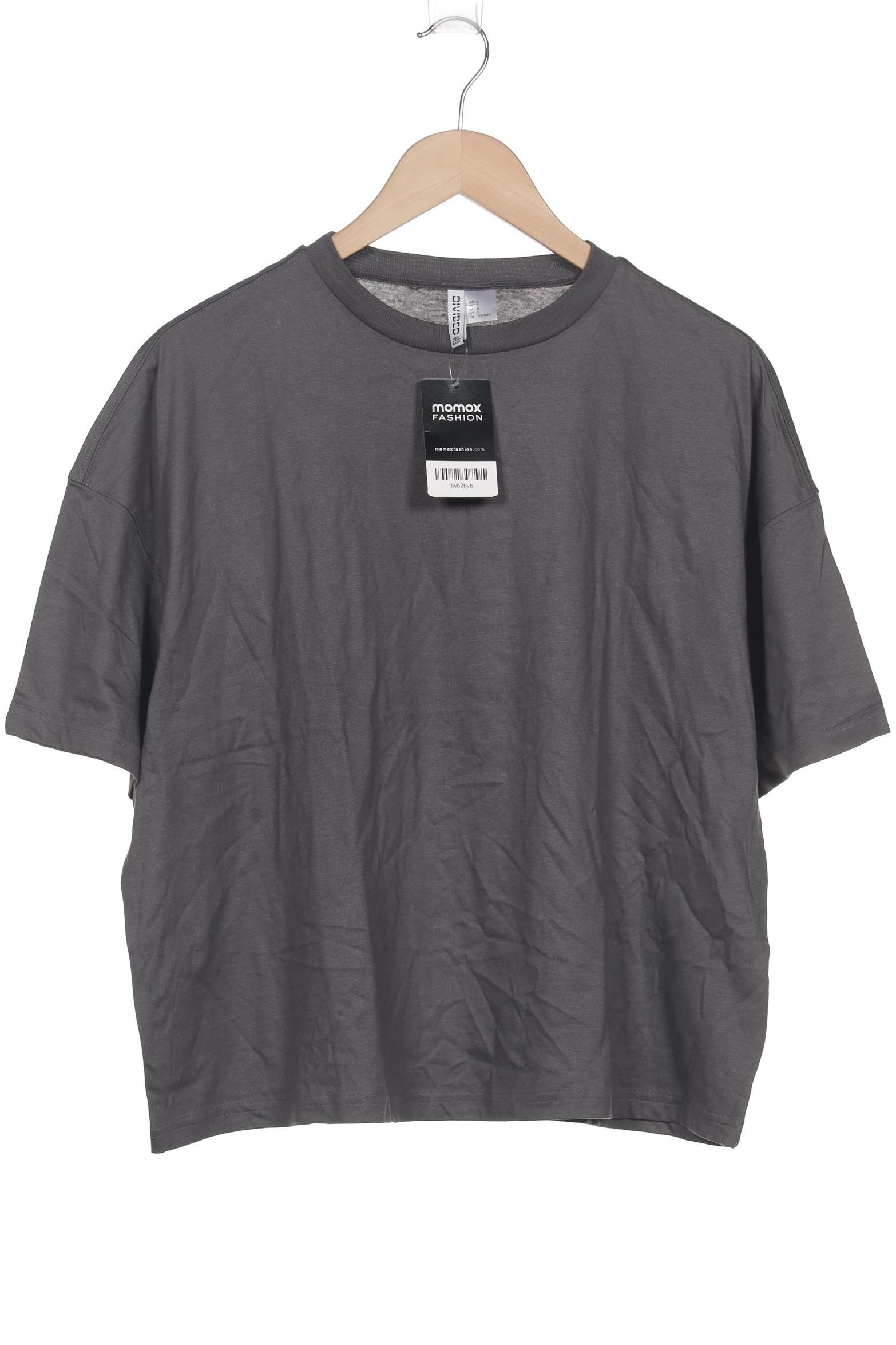 

H&M Damen T-Shirt, grau, Gr. 42