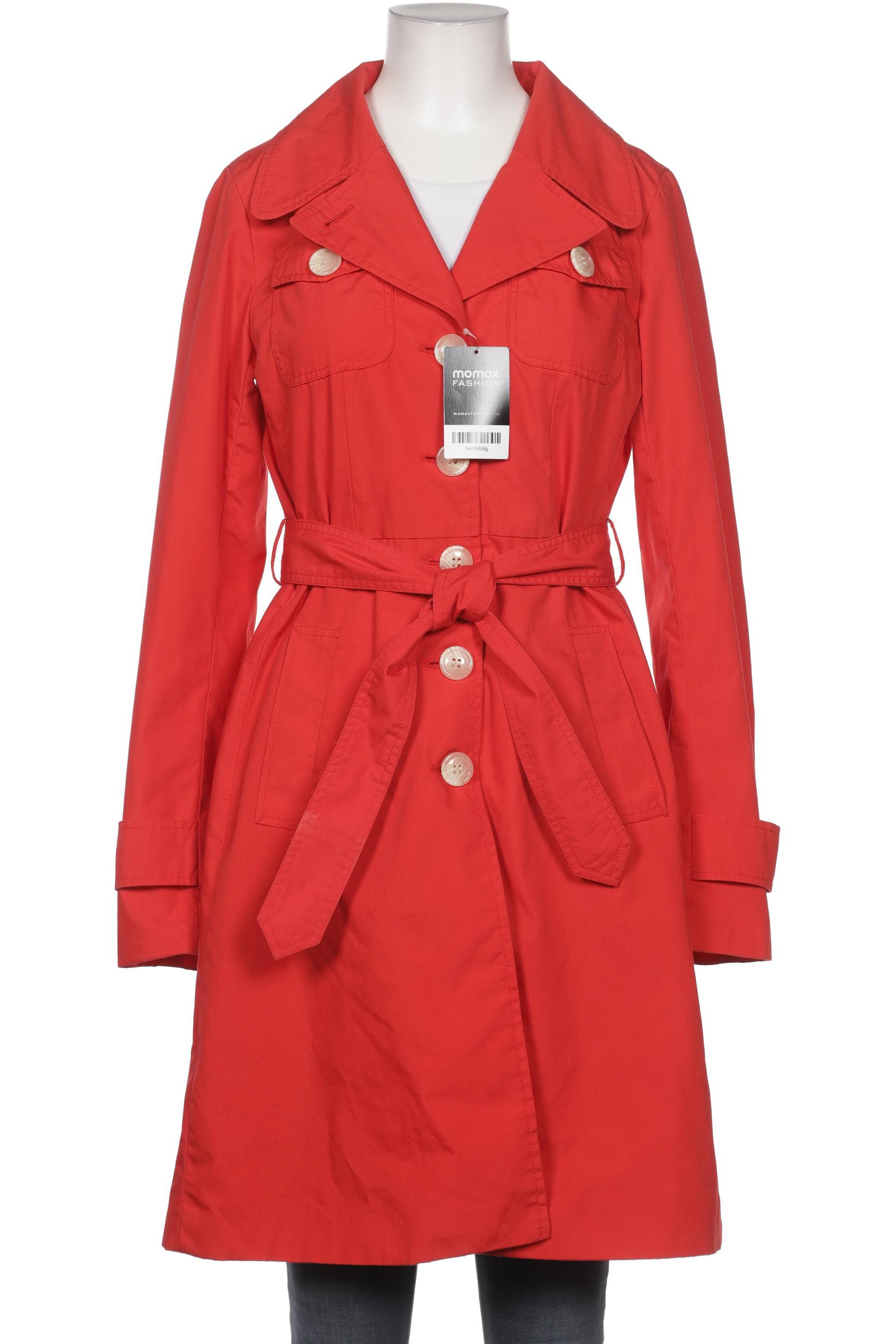 

H&M Damen Mantel, rot, Gr. 34