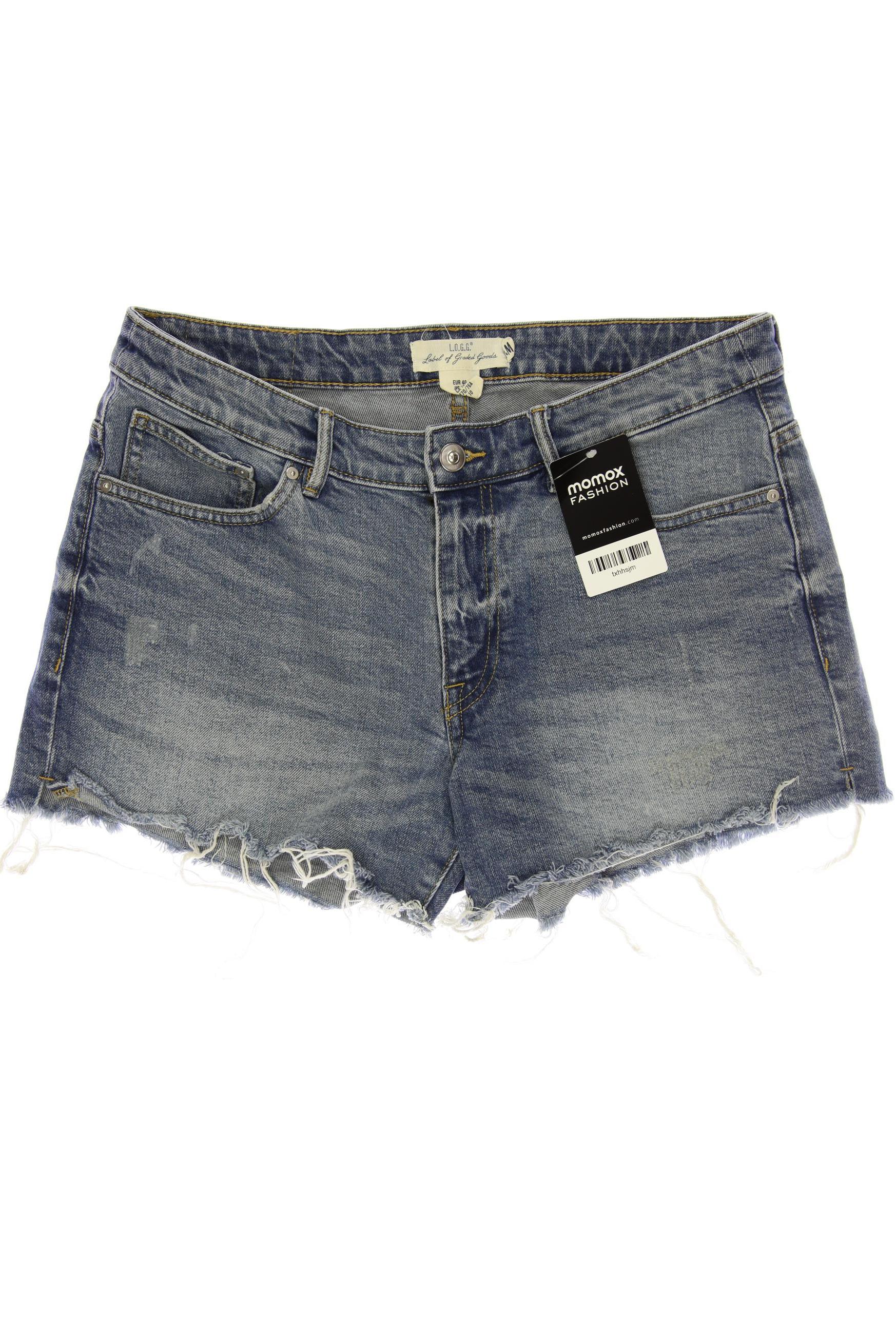 

H&M Damen Shorts, blau, Gr. 40