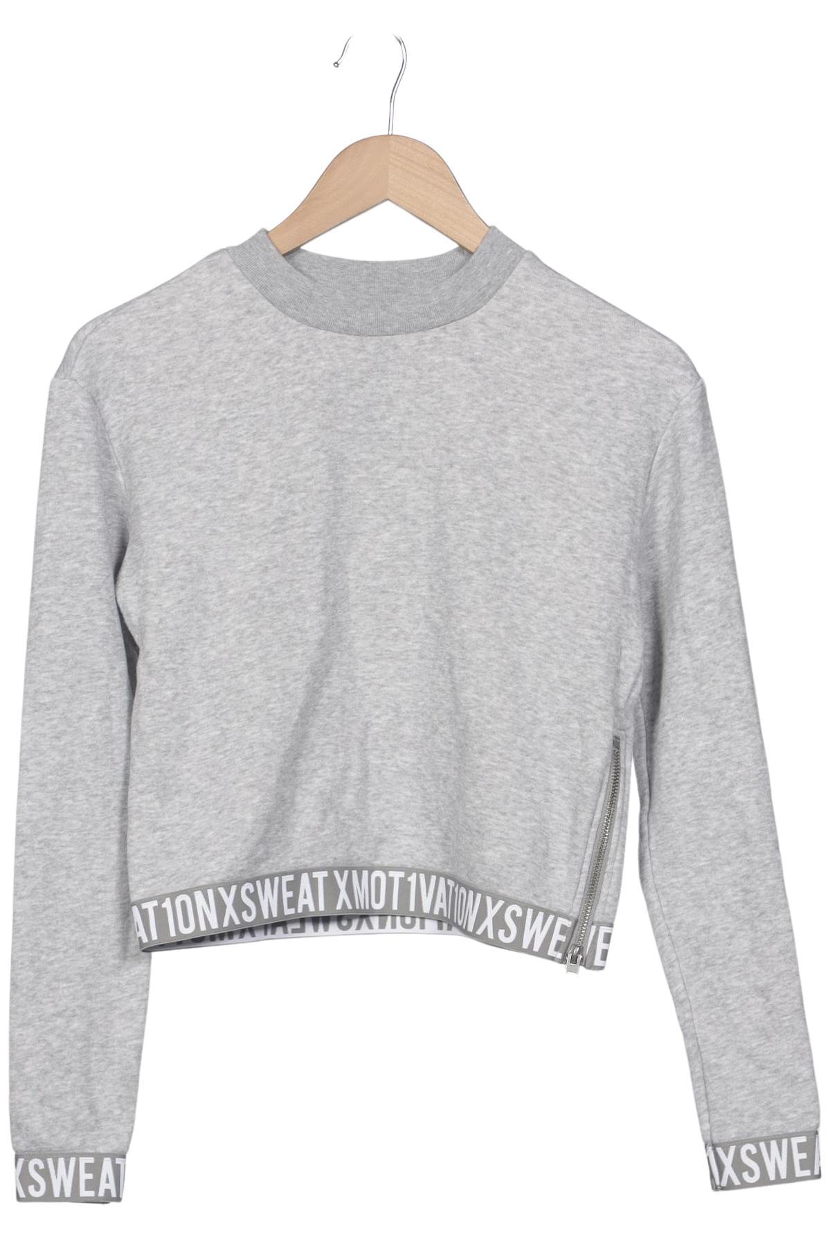 

H&M Damen Sweatshirt, grau, Gr. 34