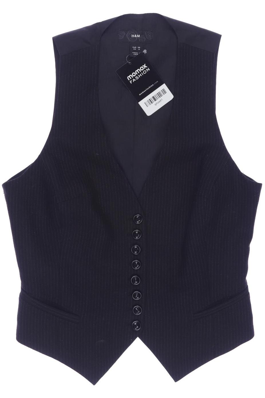 

H&M Damen Weste, schwarz, Gr. 36