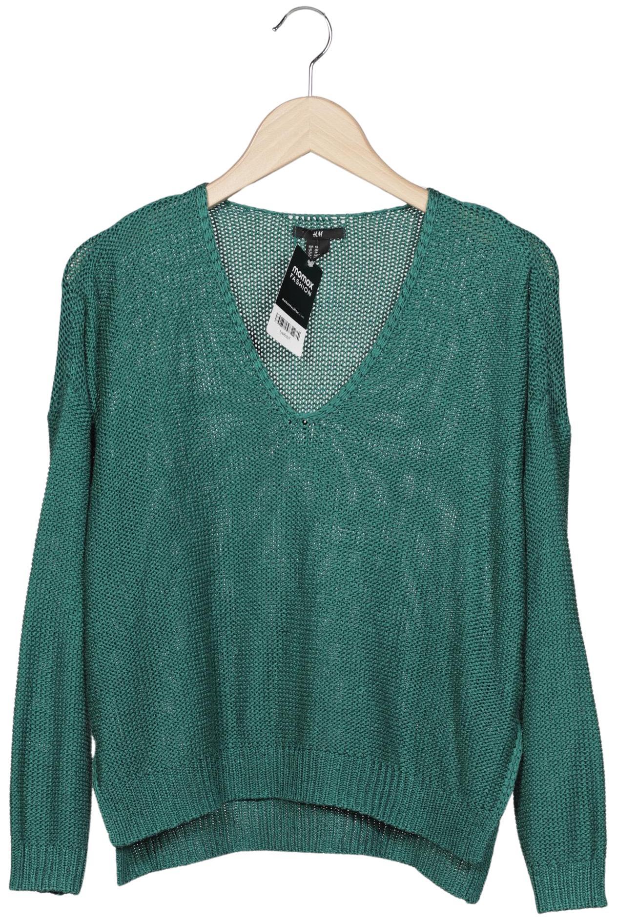 

H&M Damen Pullover, grün, Gr. 34