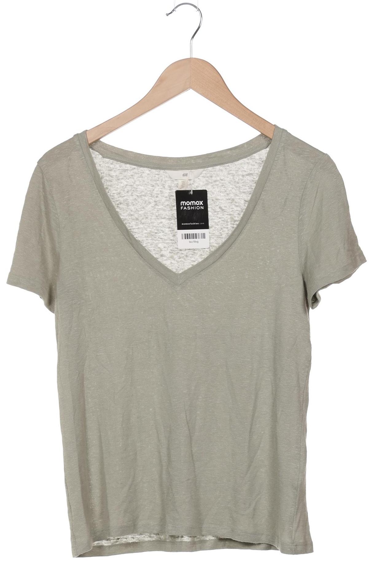 

H&M Damen T-Shirt, grün, Gr. 36