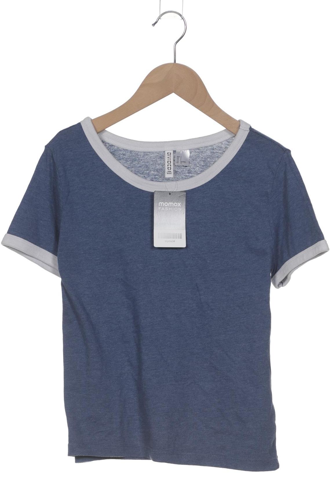 

H&M Damen T-Shirt, blau, Gr. 36