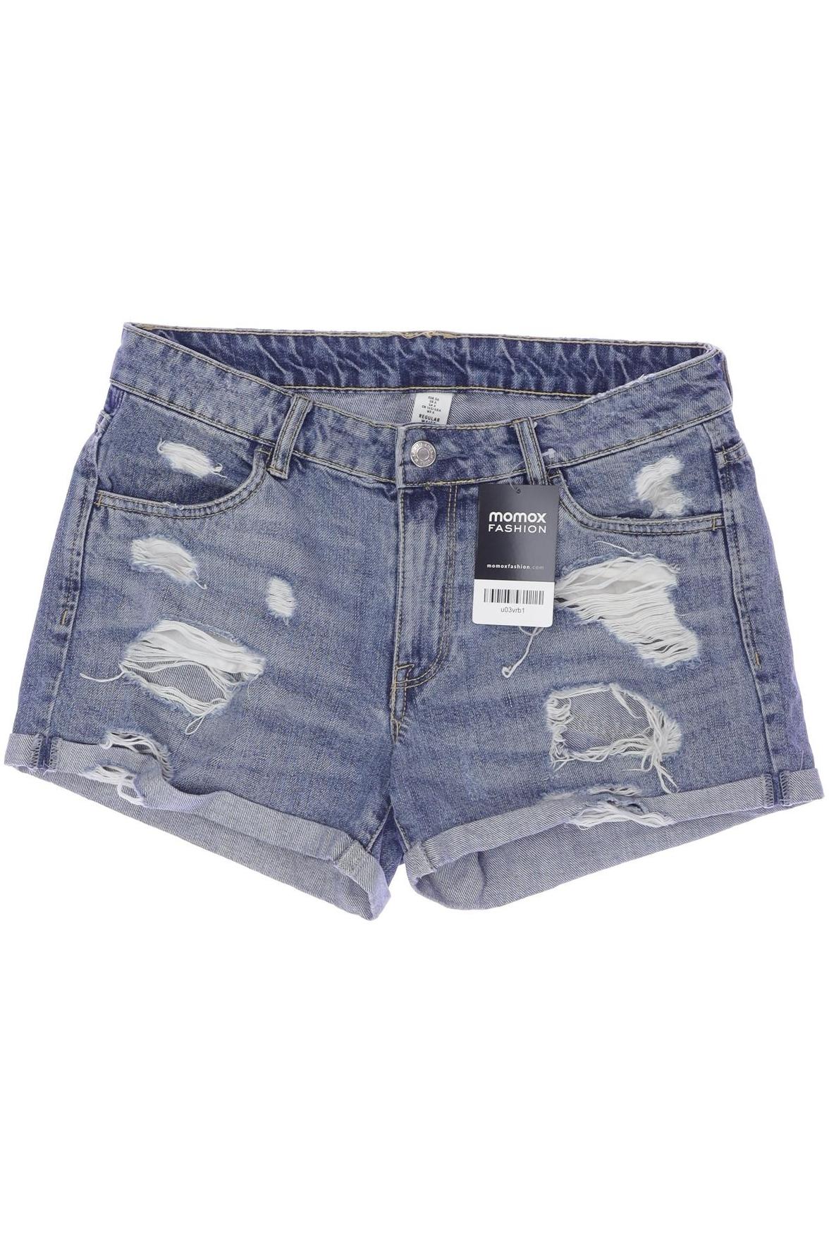 

H&M Damen Shorts, blau, Gr. 36