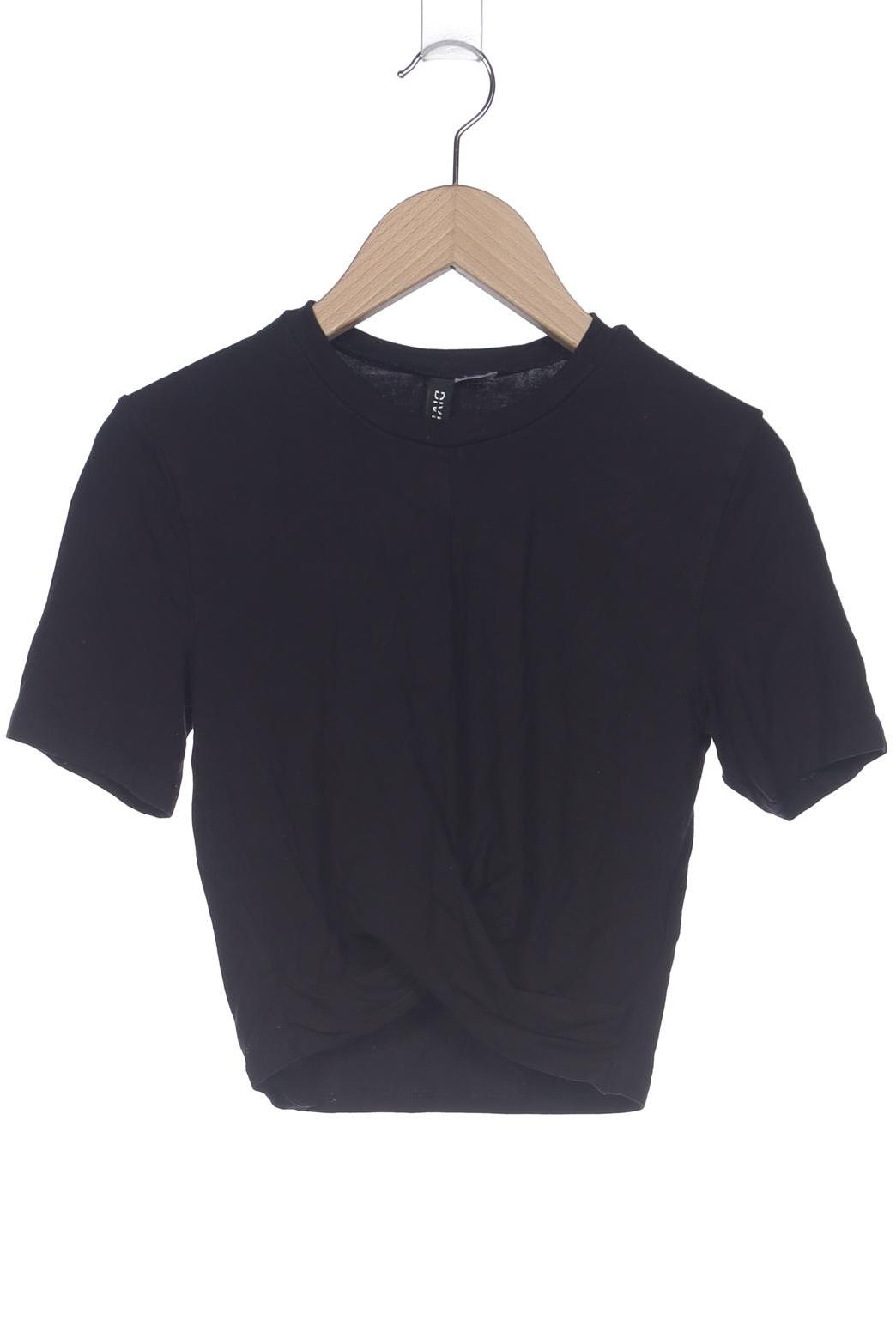 

H&M Damen T-Shirt, schwarz, Gr. 34