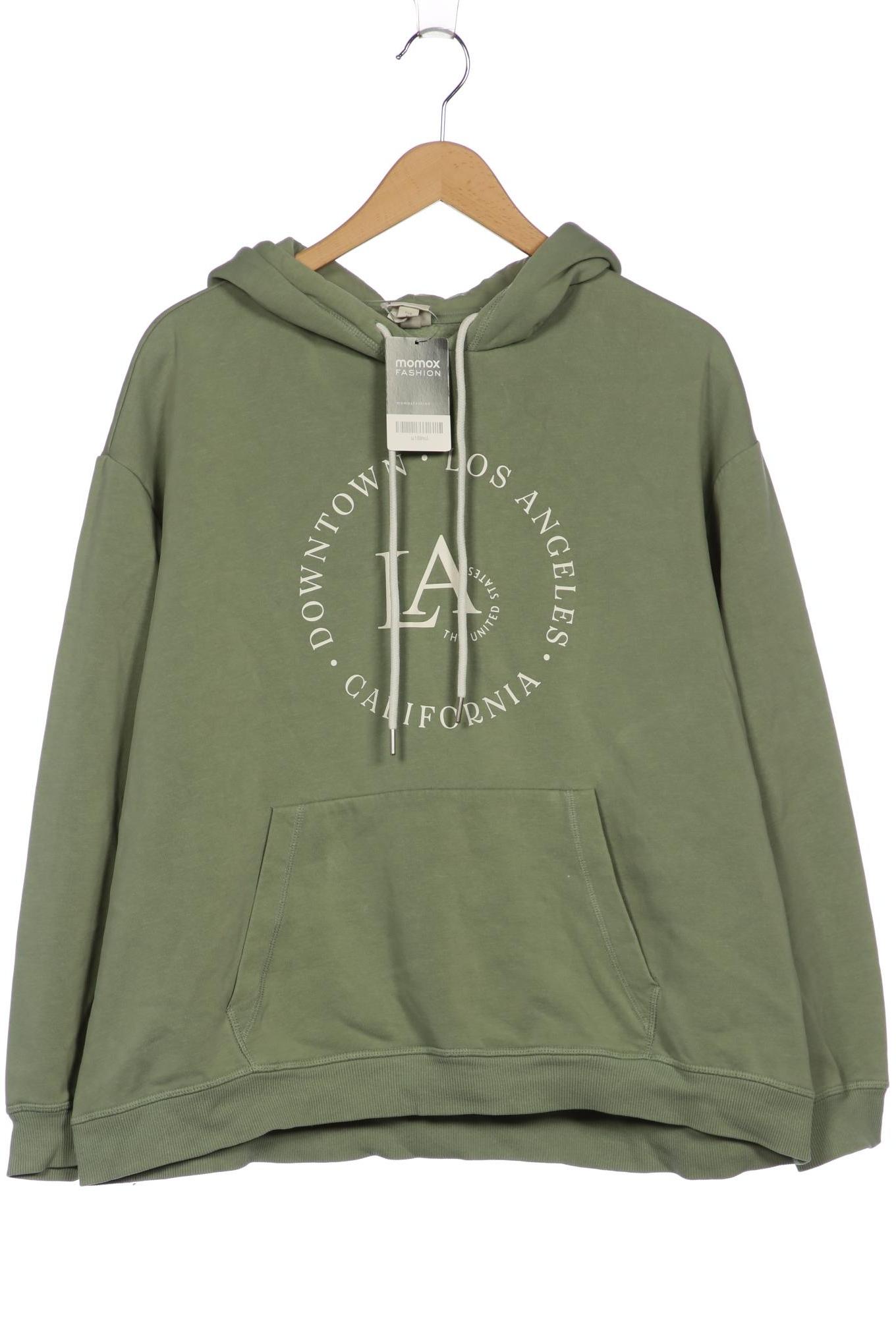 

H&M Damen Kapuzenpullover, grün, Gr. 44