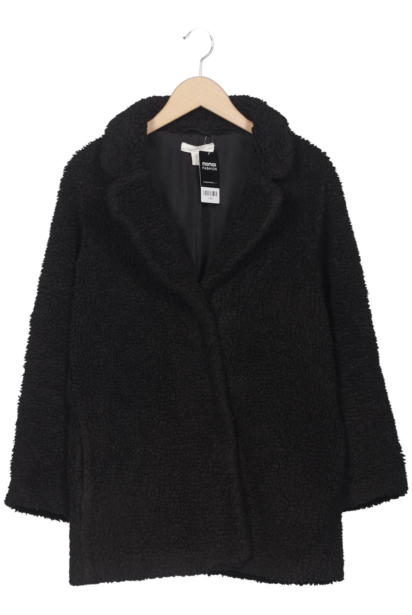 

H&M Damen Mantel, schwarz, Gr. 38