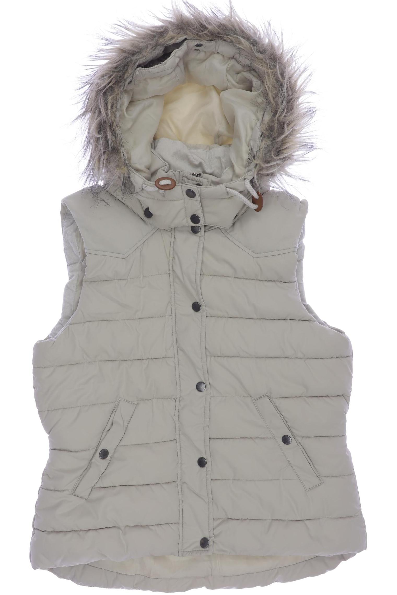 

H&M Damen Weste, cremeweiß, Gr. 40