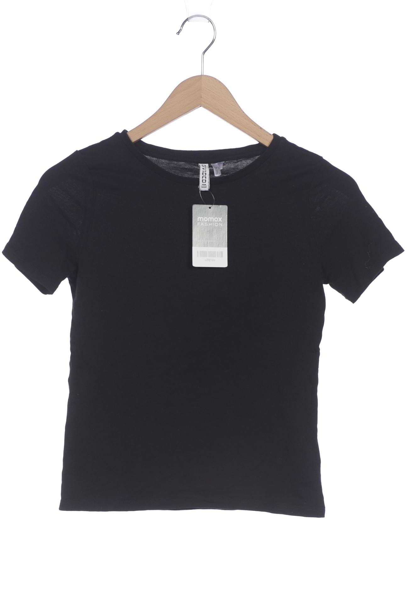 

H&M Damen T-Shirt, schwarz, Gr. 36