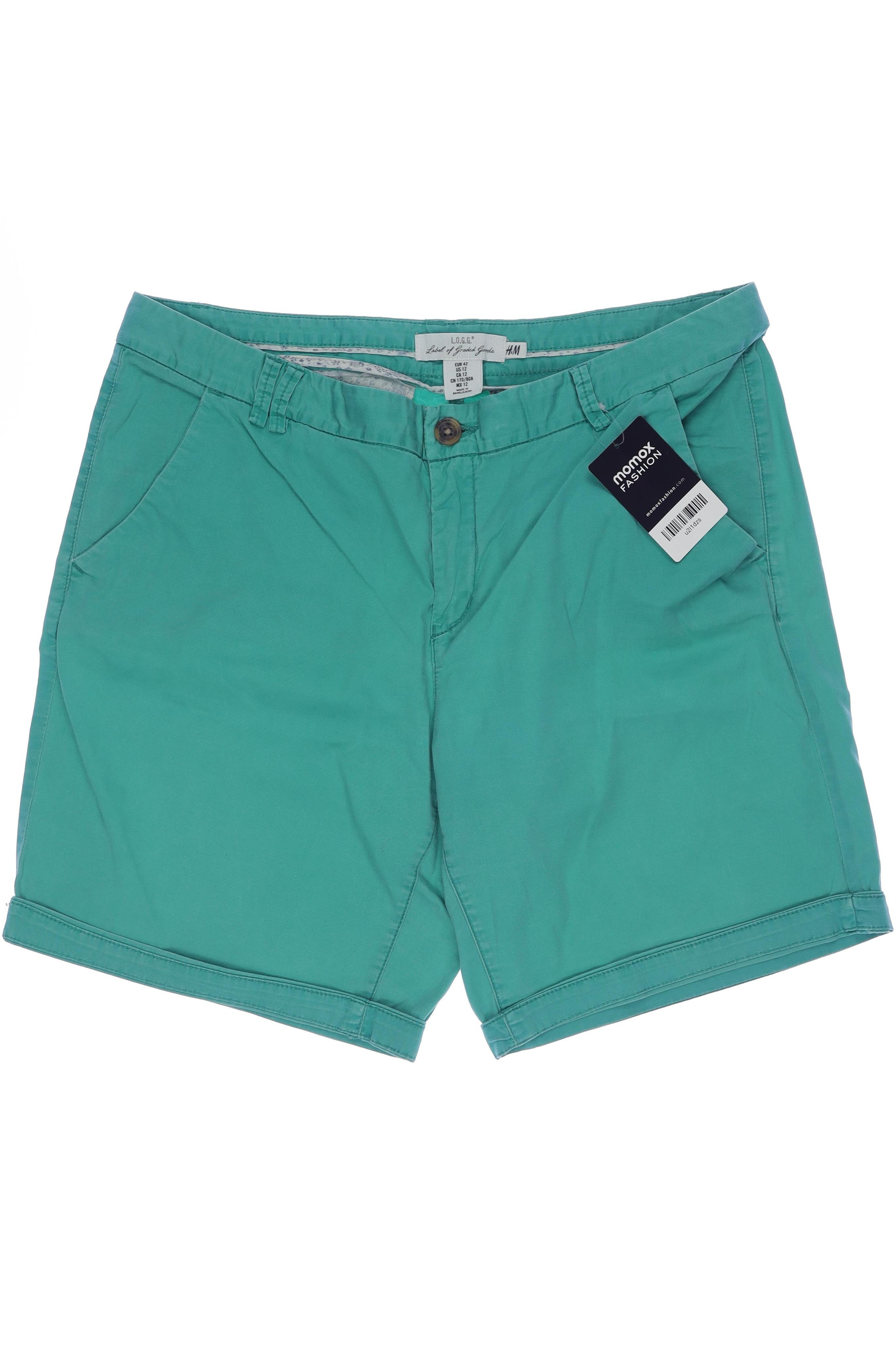

H&M Damen Shorts, grün, Gr. 42