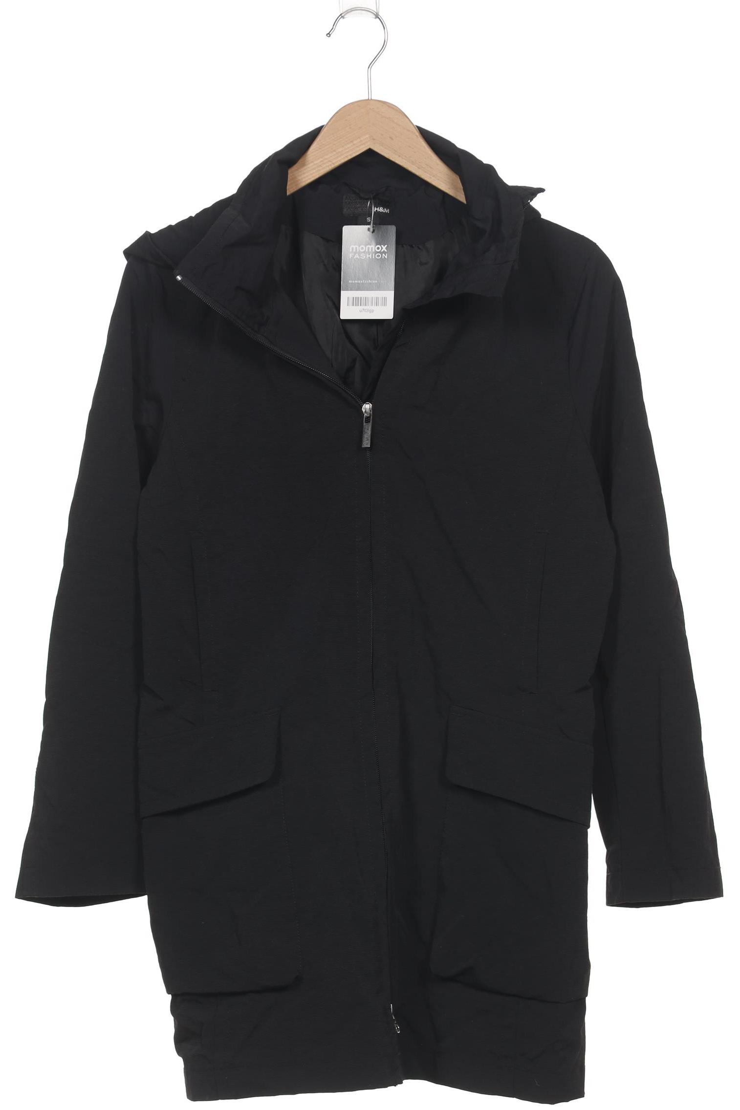 

H&M Damen Mantel, schwarz, Gr. 36