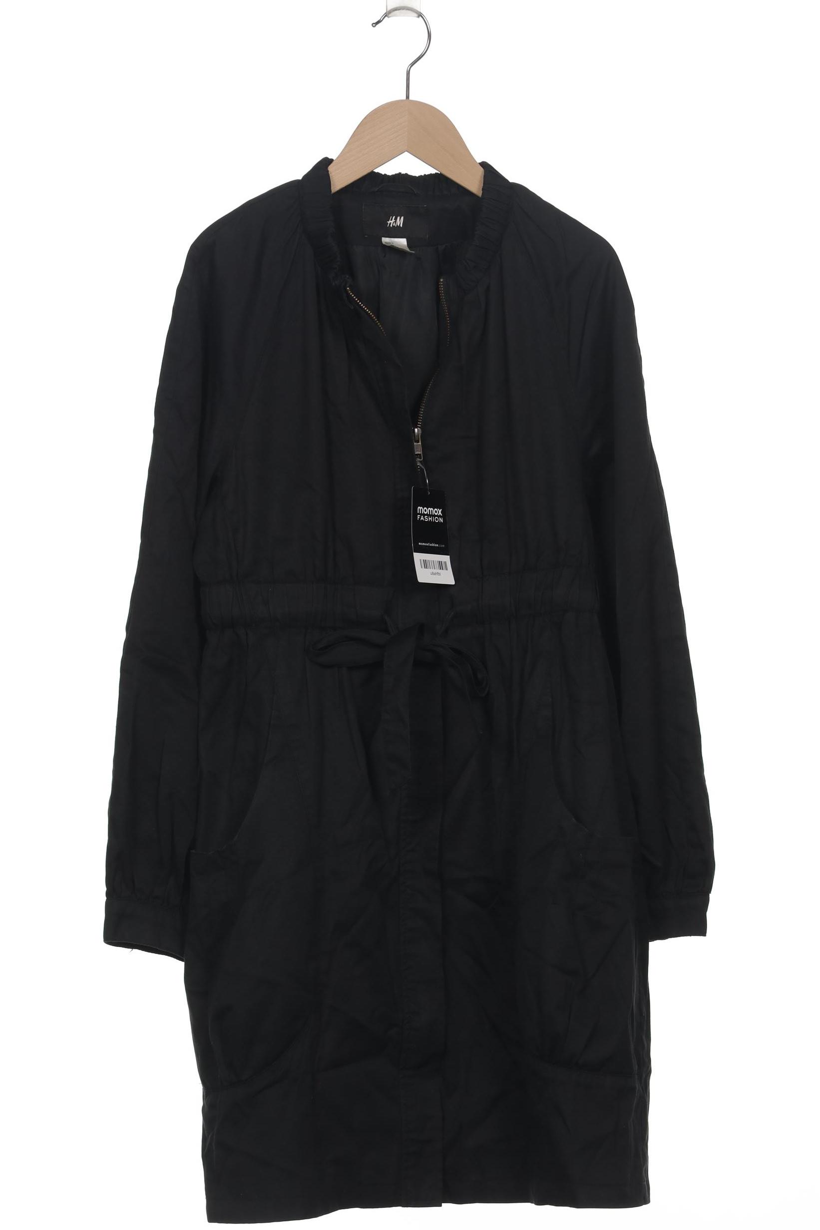 

H&M Damen Mantel, schwarz, Gr. 36