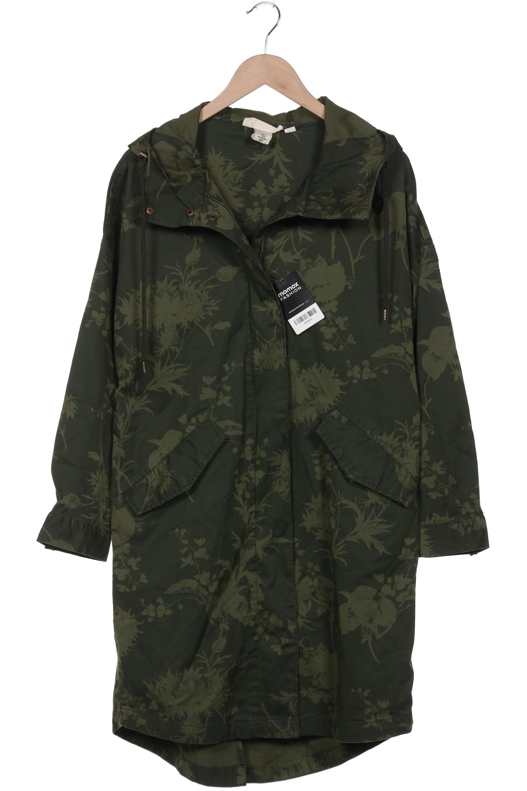 

H&M Damen Mantel, grün, Gr. 36