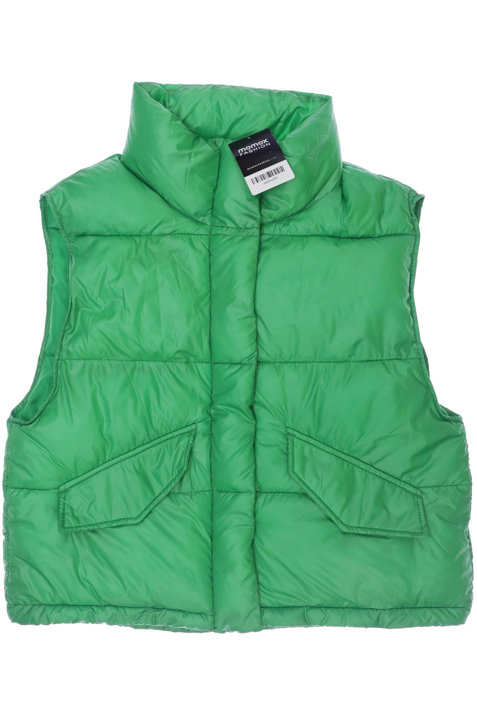 

H&M Damen Weste, grün, Gr. 34