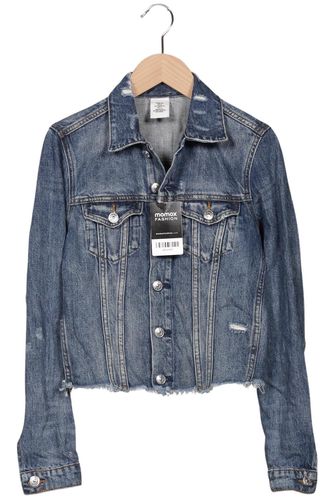 

H&M Damen Jacke, blau, Gr. 34