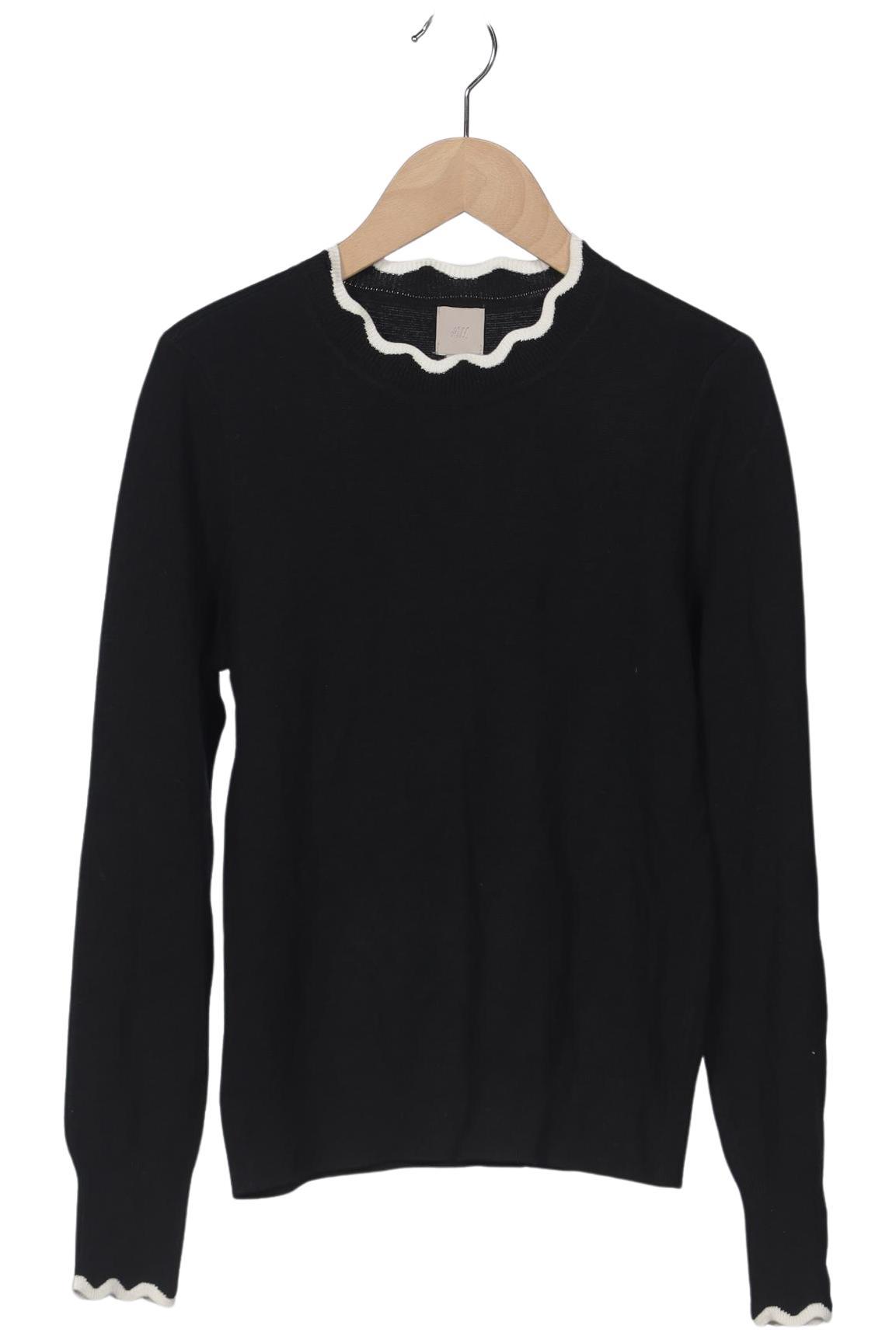

H&M Damen Pullover, schwarz, Gr. 34