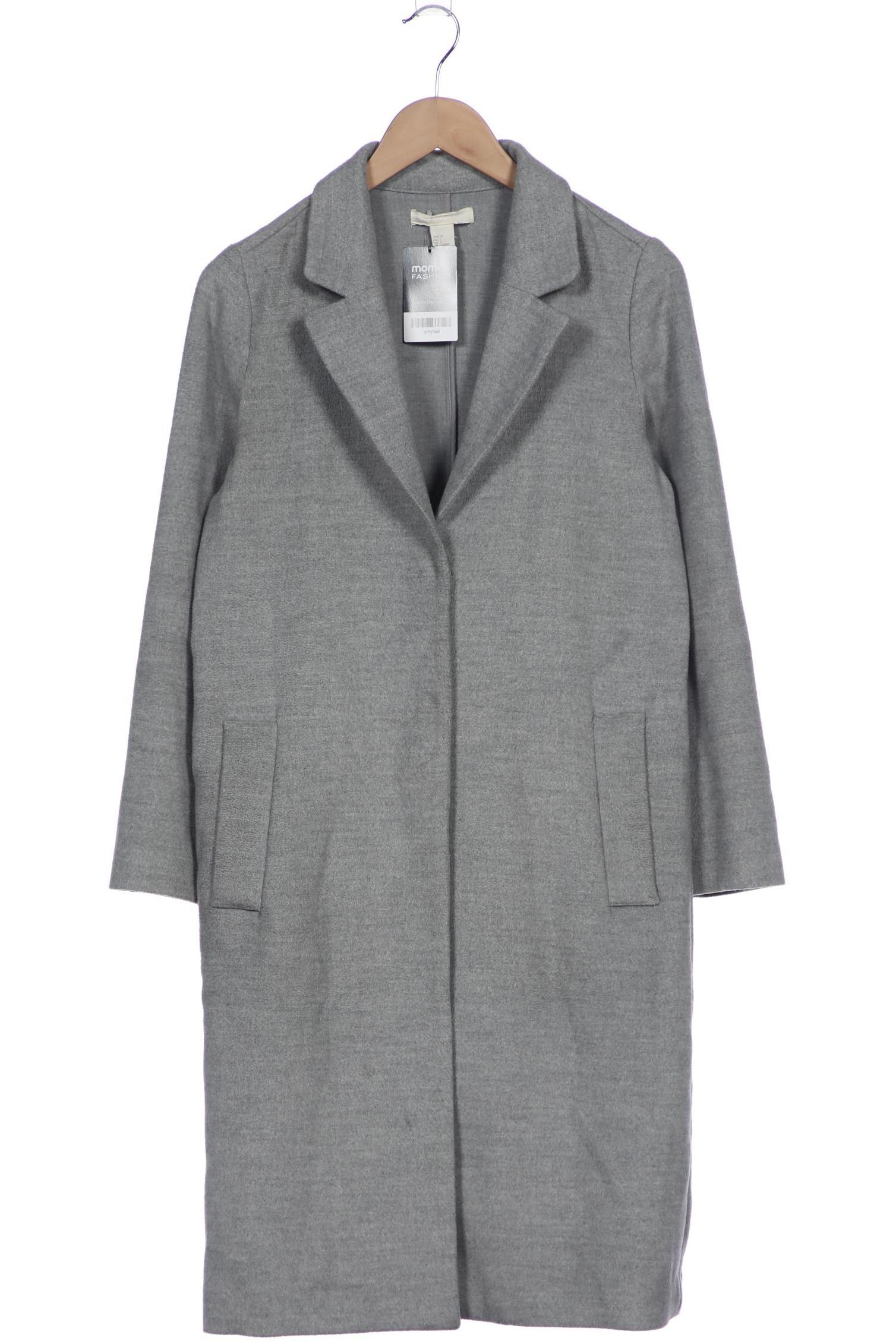 

H&M Damen Mantel, grau, Gr. 34