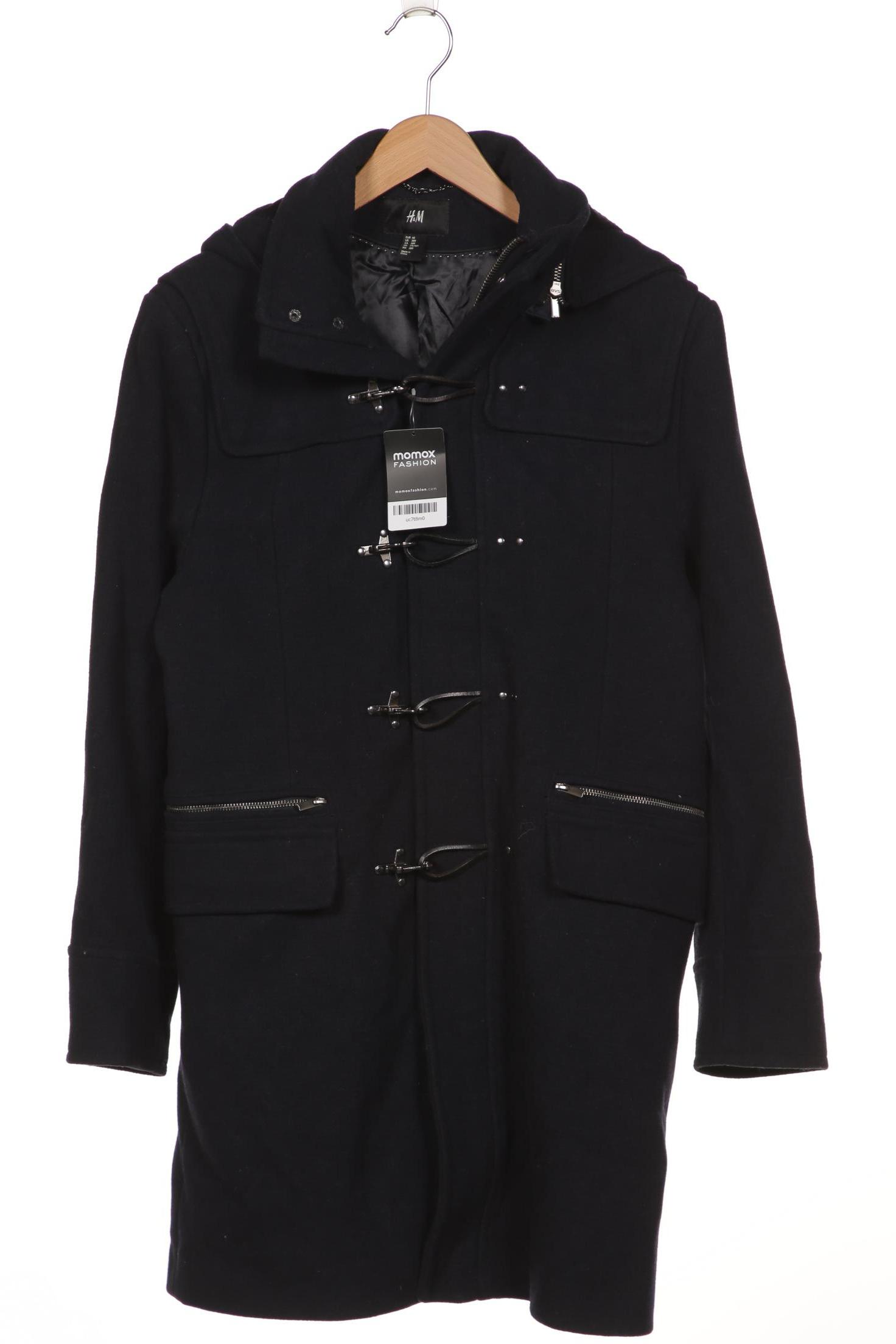 

H&M Damen Mantel, marineblau, Gr. 48