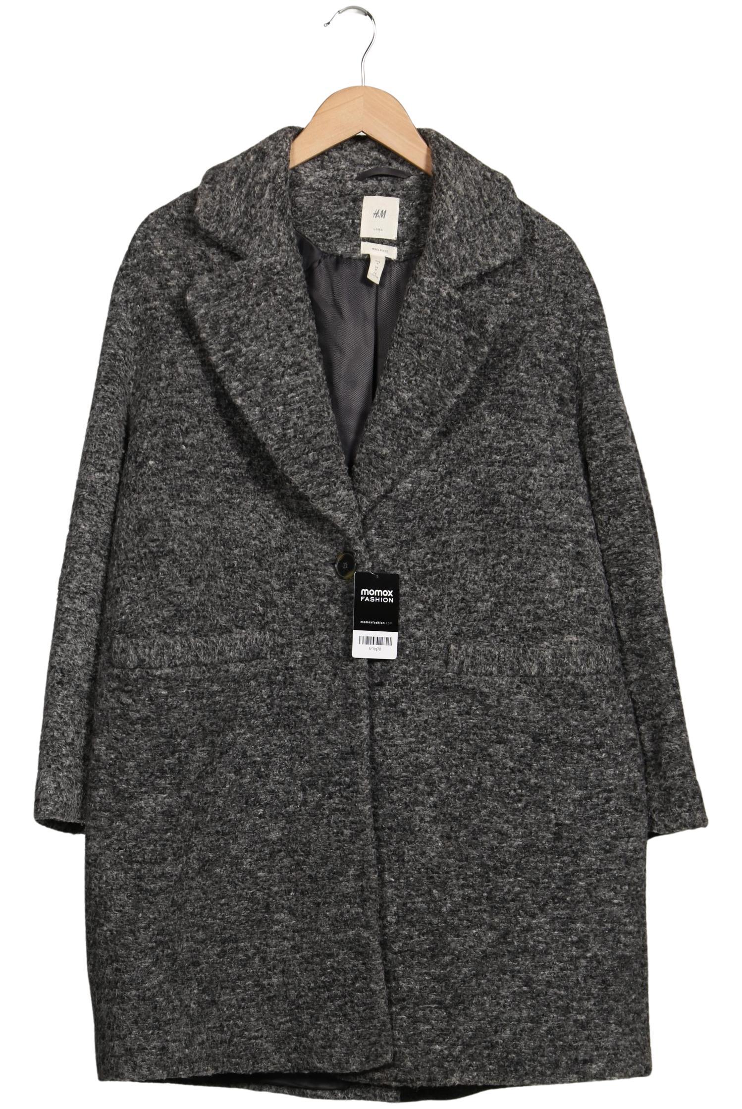 

H&M Damen Mantel, grau, Gr. 38