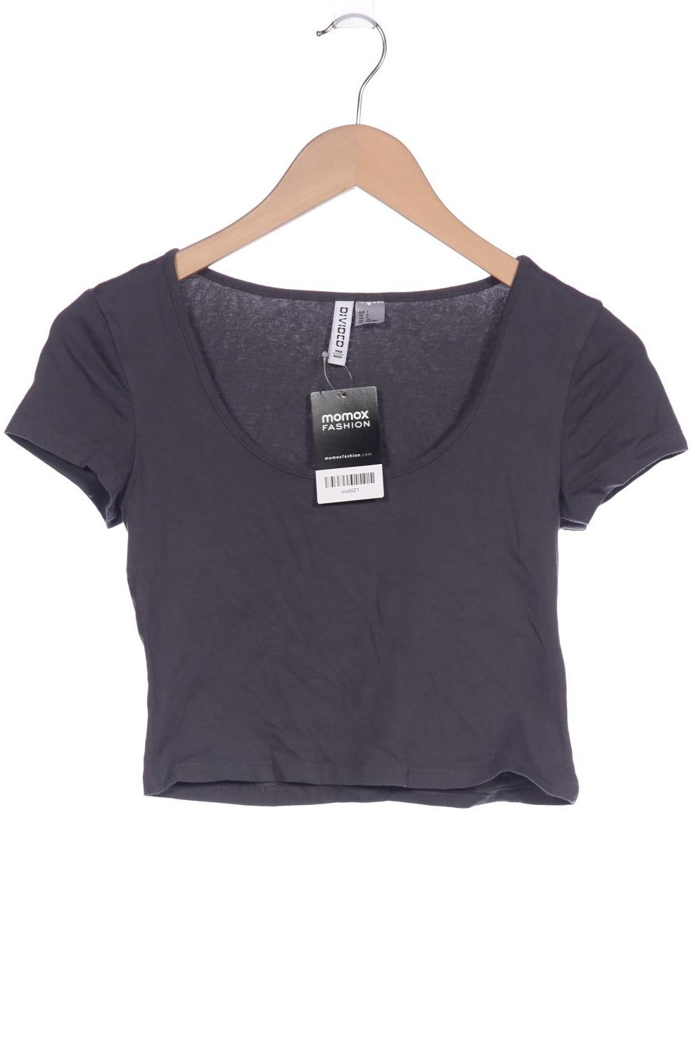 

H&M Damen T-Shirt, grau, Gr. 36