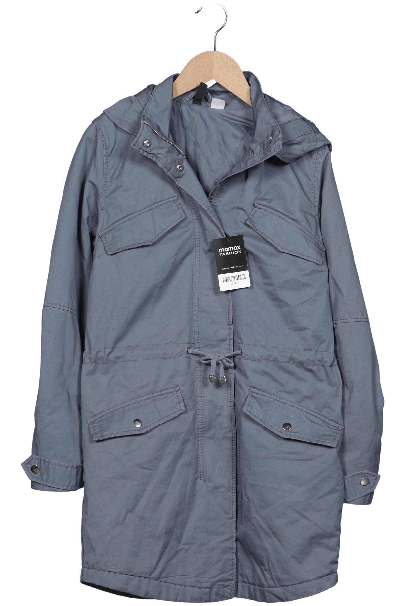 

H&M Damen Mantel, blau, Gr. 34
