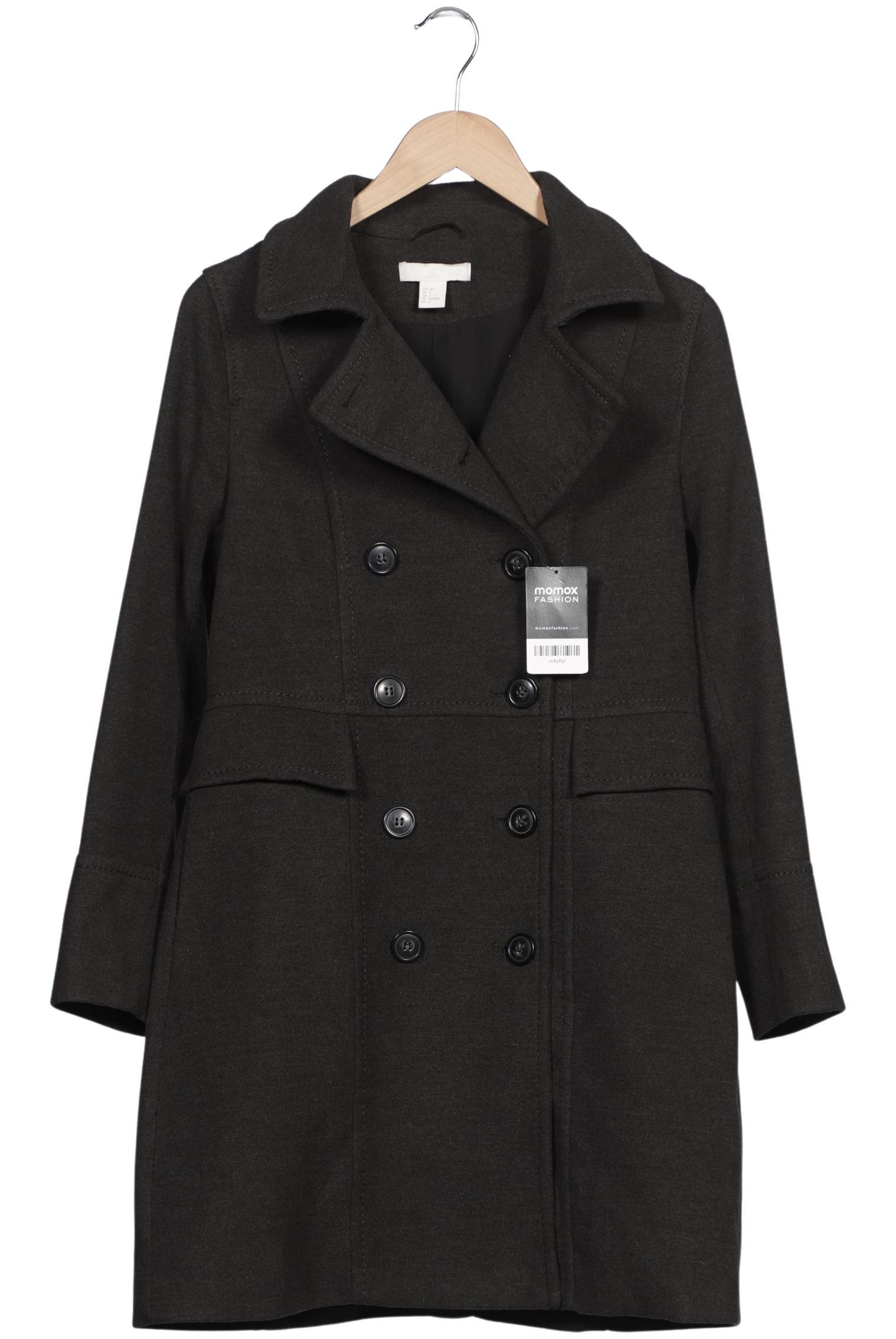

H&M Damen Mantel, grau, Gr. 38