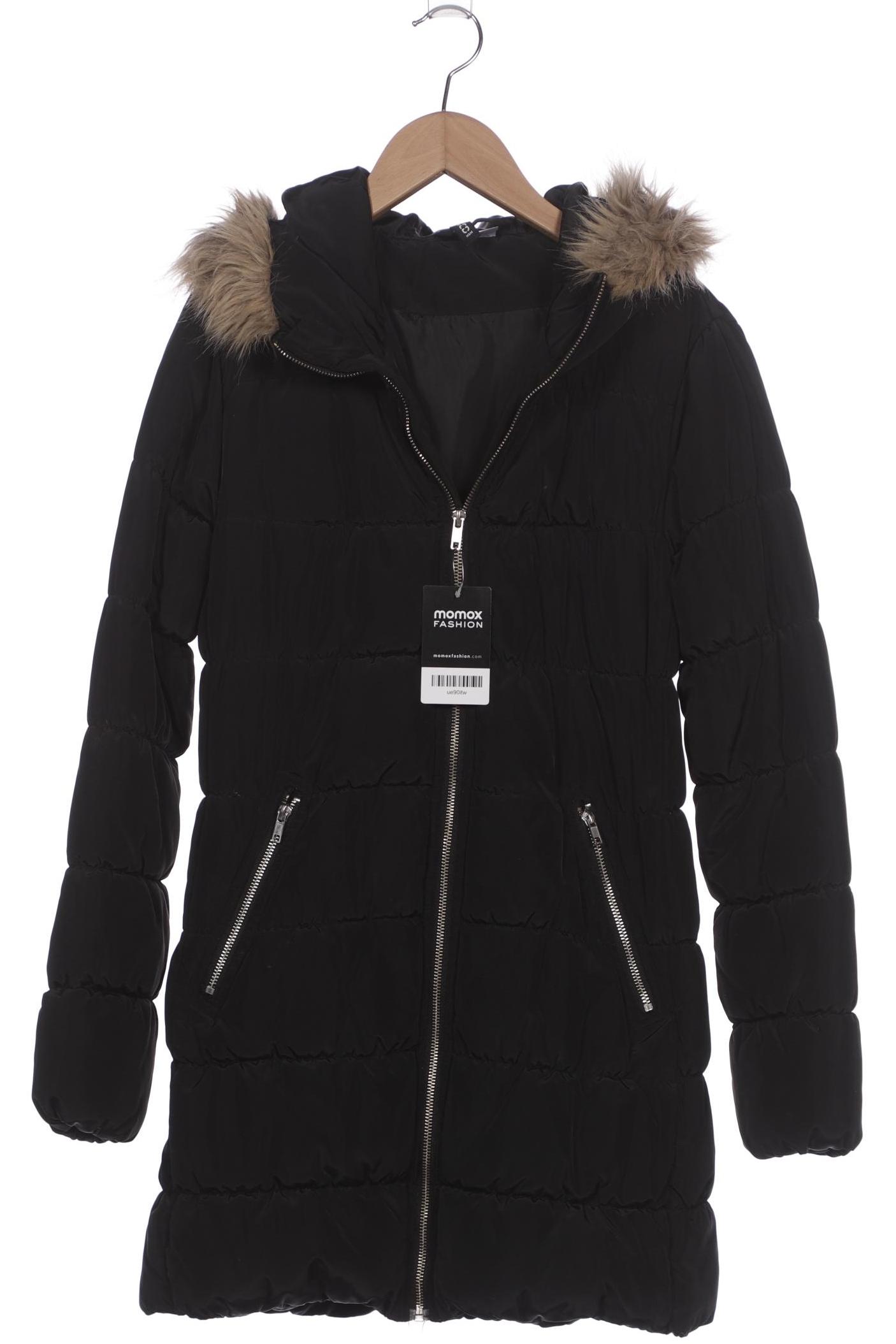 

H&M Damen Mantel, schwarz, Gr. 38
