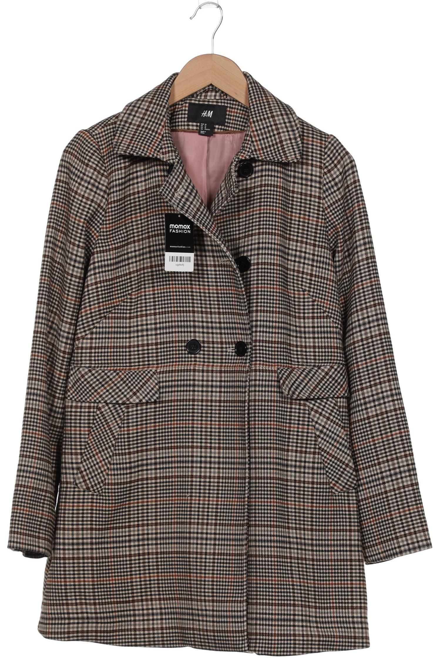 

H&M Damen Mantel, grau, Gr. 40