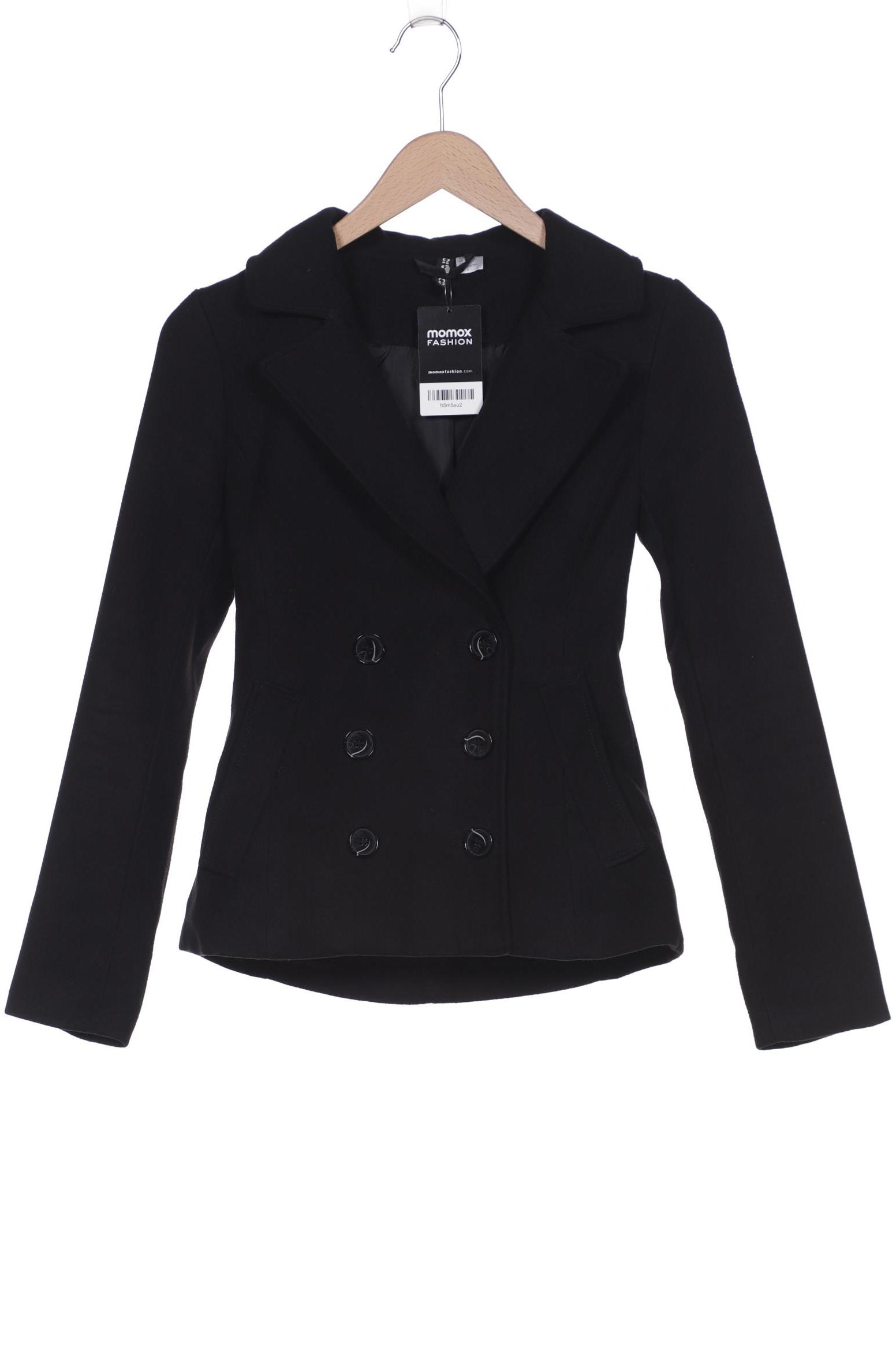 

H&M Damen Mantel, schwarz