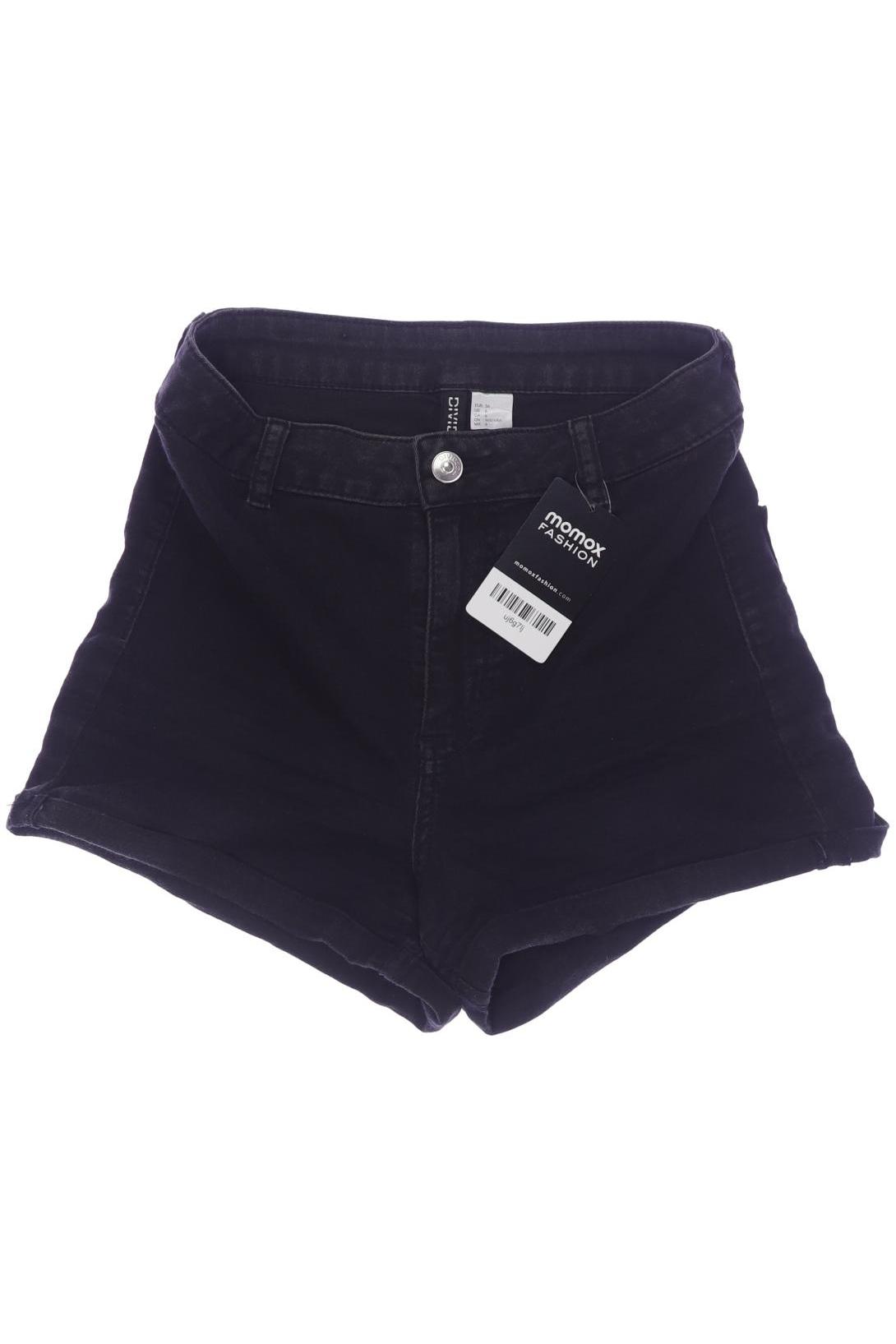

H&M Damen Shorts, schwarz, Gr. 36