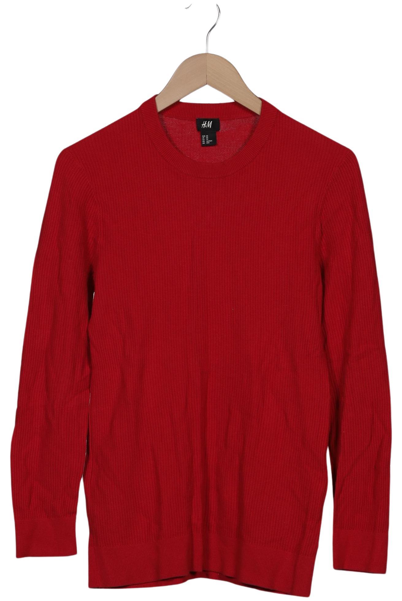 

H&M Damen Pullover, rot, Gr. 34