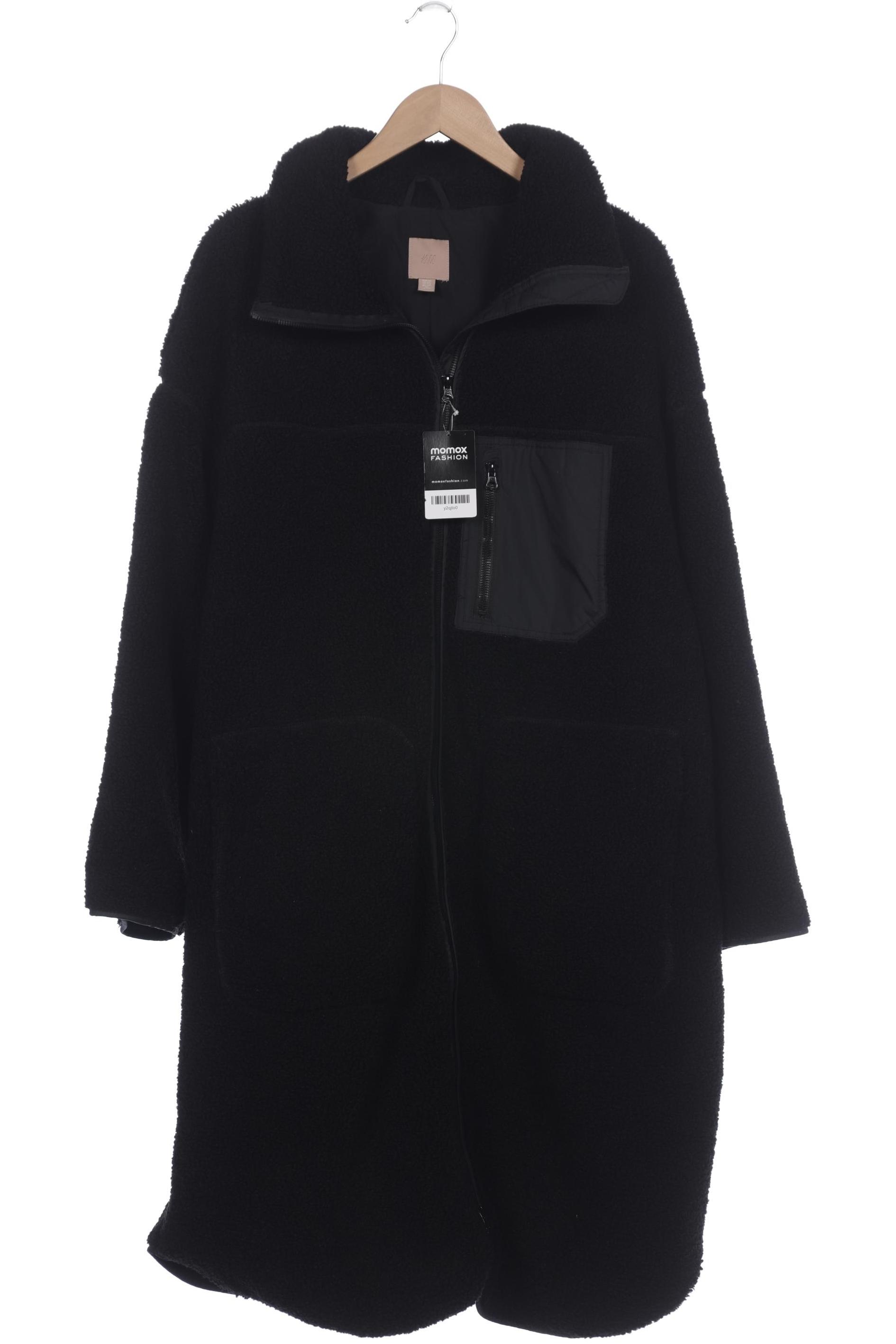 

H&M Damen Mantel, schwarz, Gr. 46