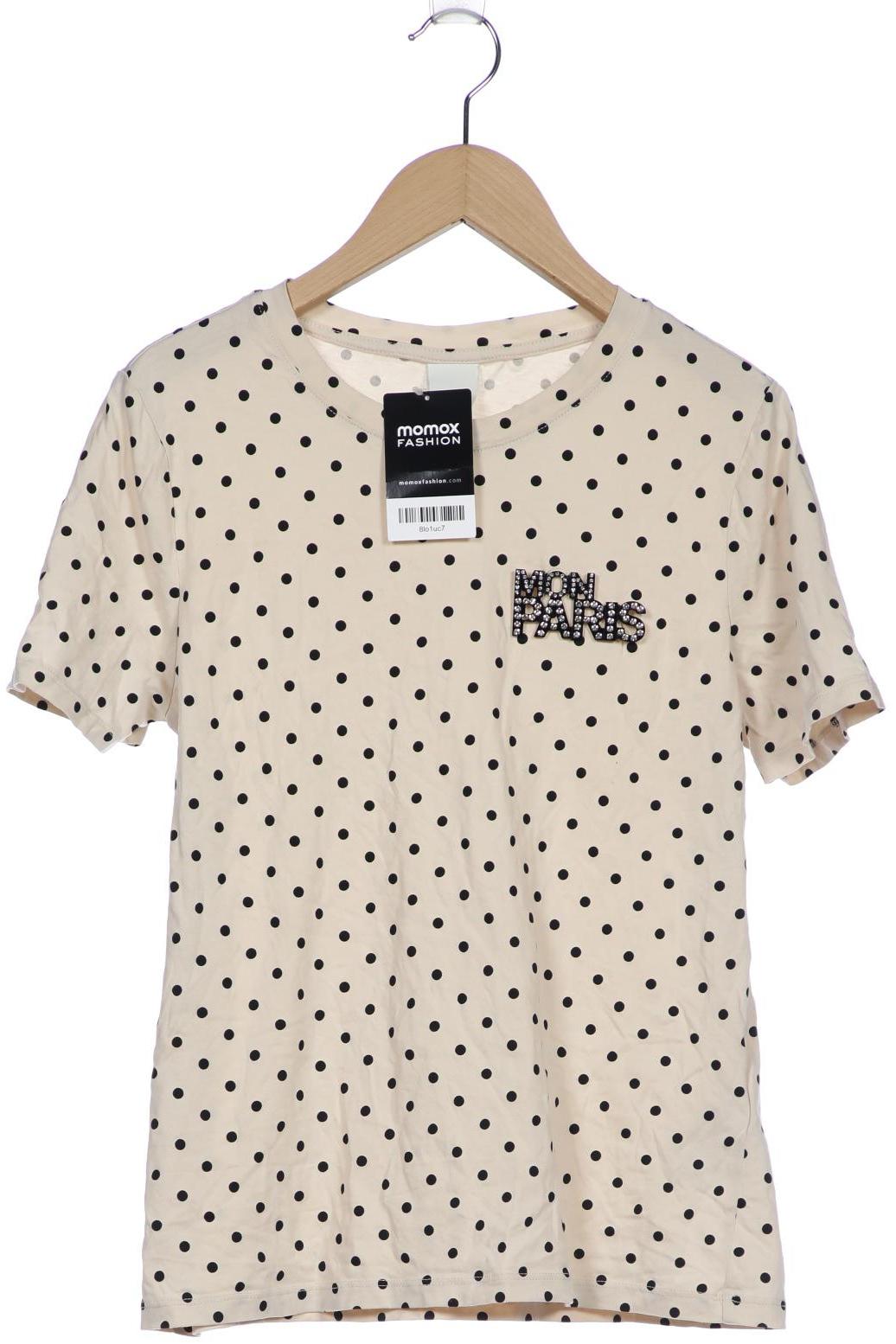 

H&M Damen T-Shirt, beige, Gr. 36