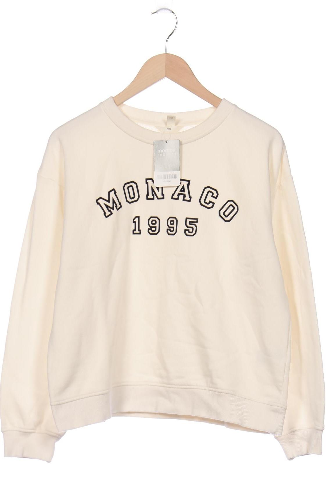 

H&M Damen Sweatshirt, cremeweiß, Gr. 38