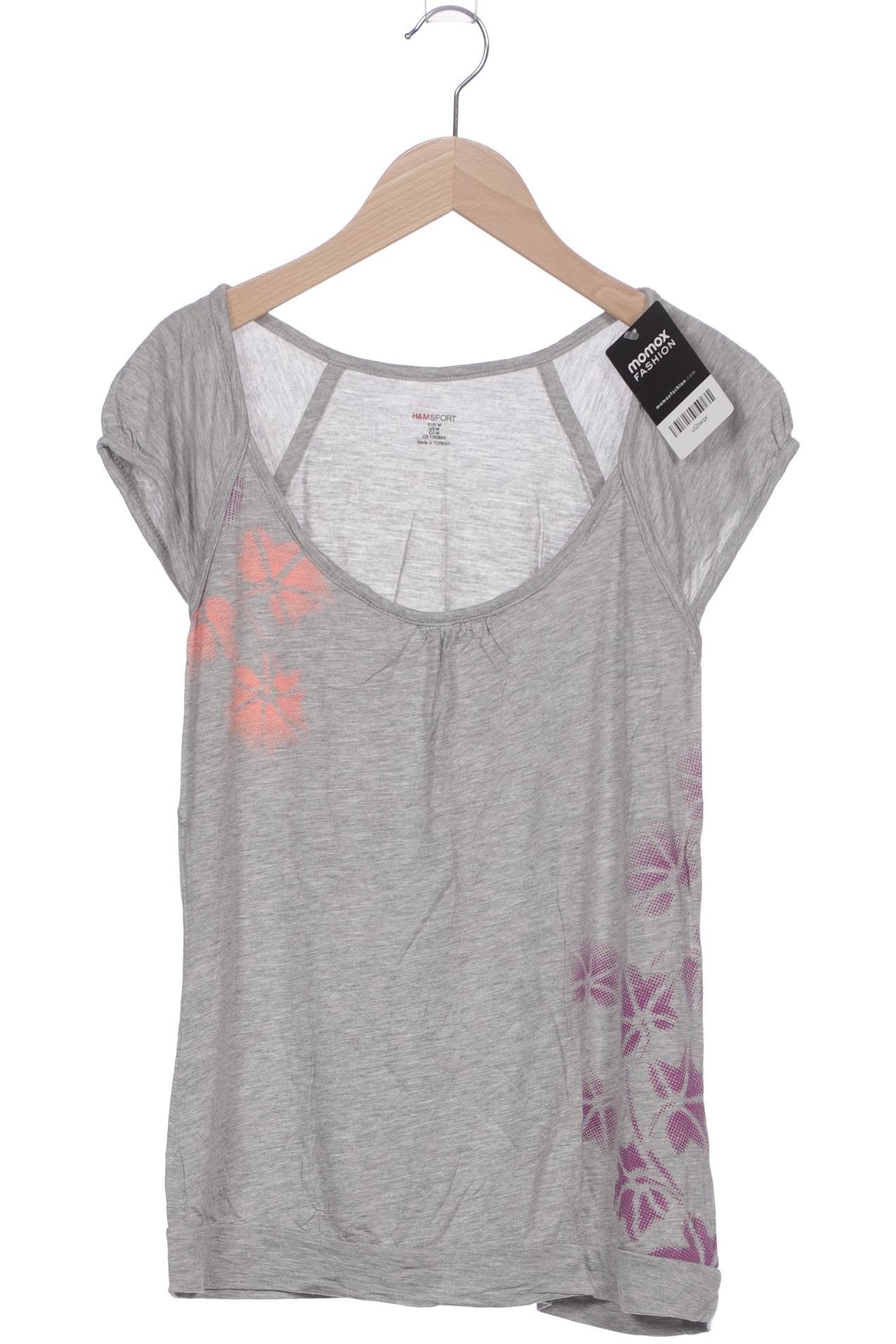 

H&M Damen T-Shirt, grau, Gr. 38
