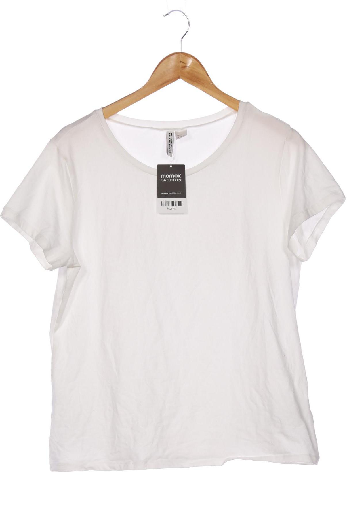 

H&M Damen T-Shirt, weiß, Gr. 44